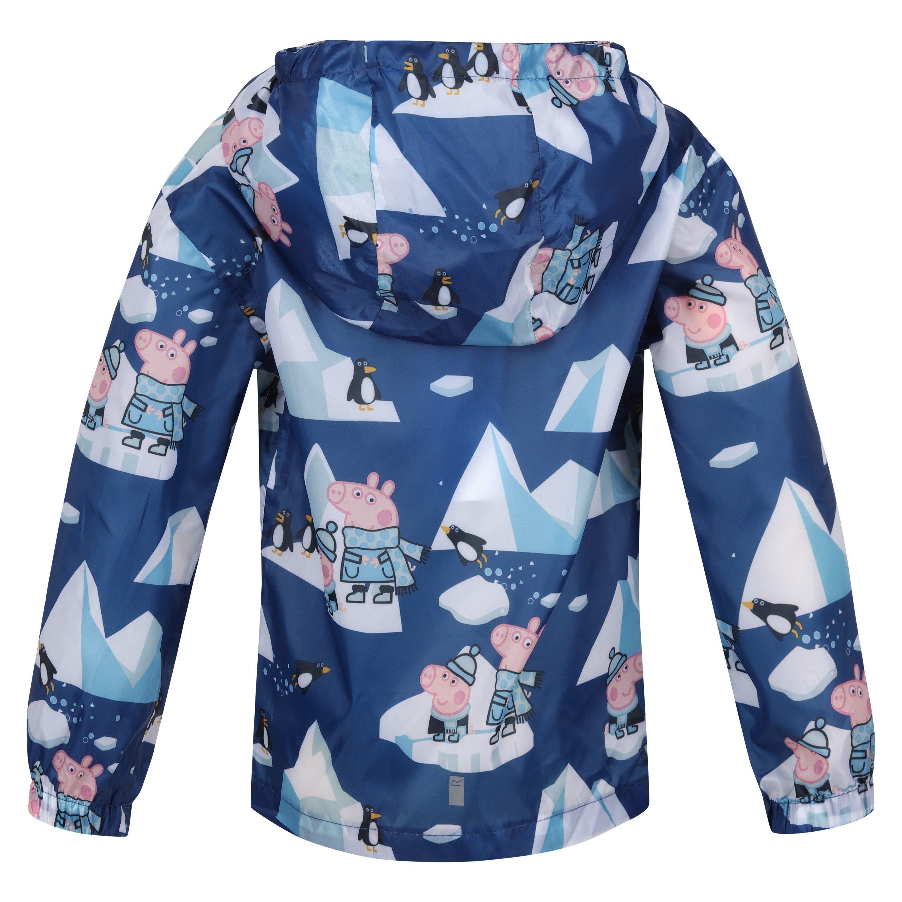 Space Blue - Regatta - Unisex Kids' Pepa Waterproof Jacket - 2