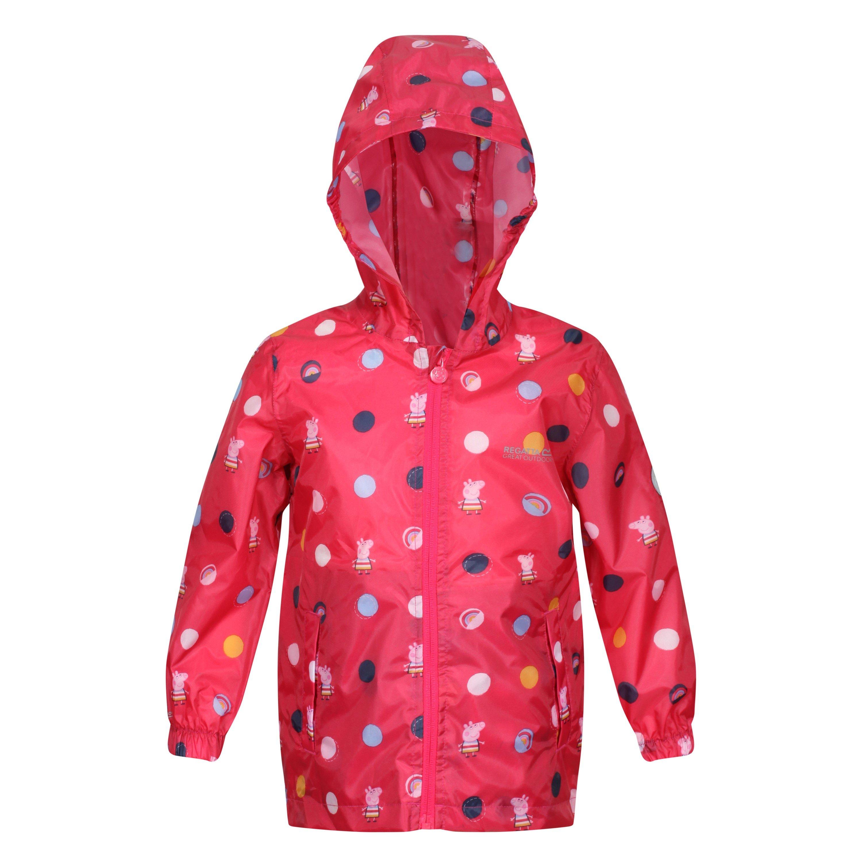 Regatta  Newborn Kids' Pepa Waterproof Jacket - Surf Spray - 12-18 Mnth
