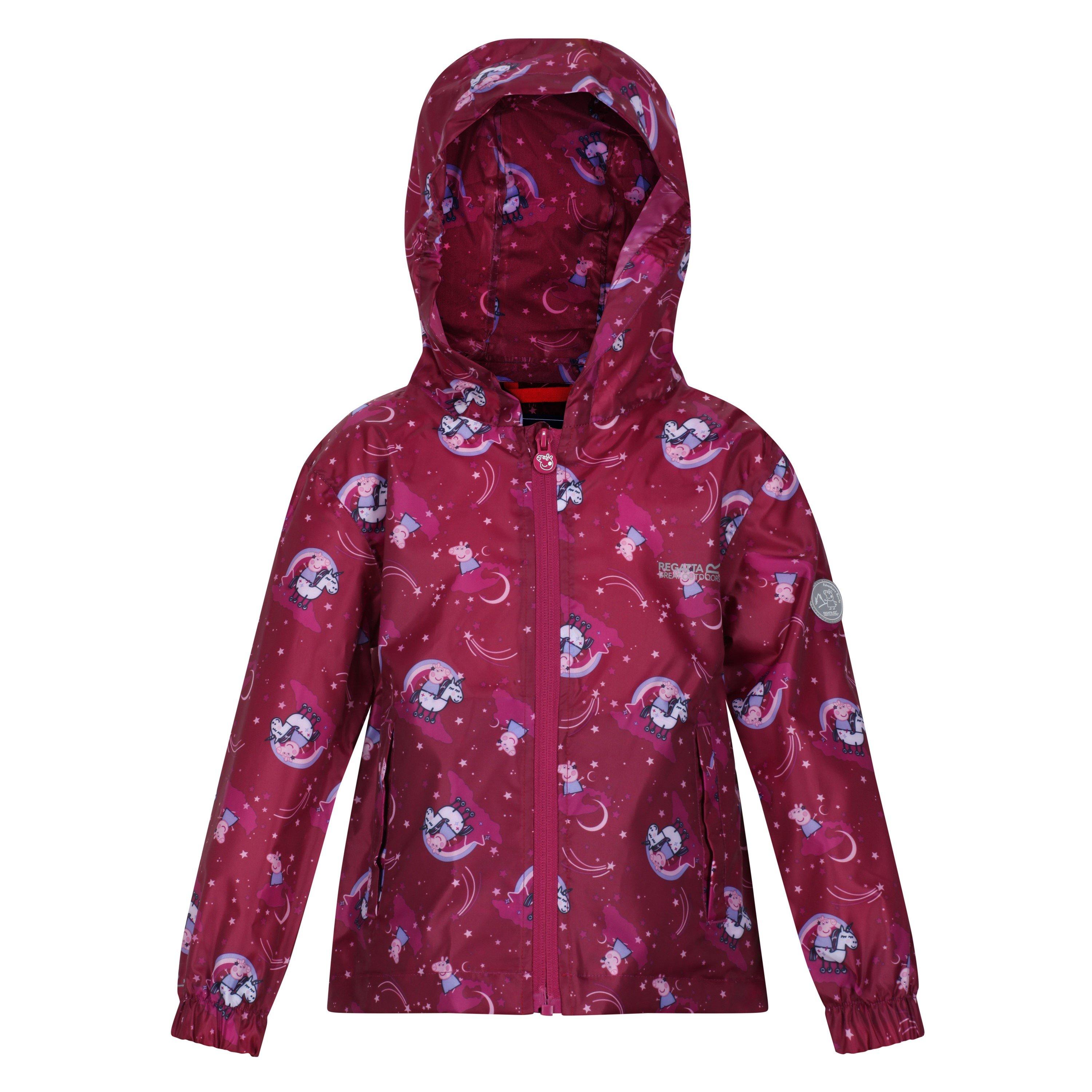 Blsh Polka - Regatta - Unisex Kids' Pepa Waterproof Jacket - 1
