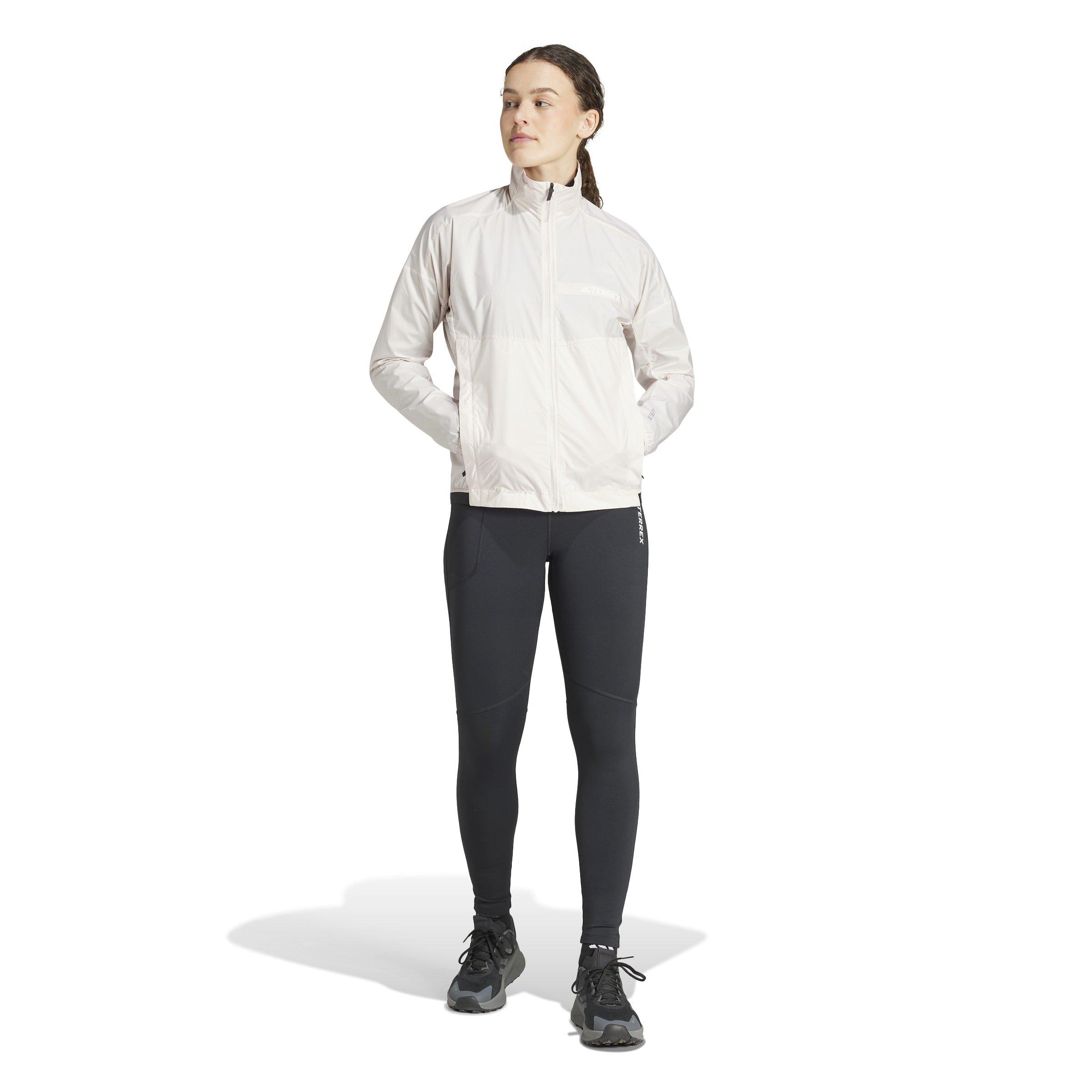 Putty Mauve - adidas - Mountain Wind Waterproof Jacket - 7