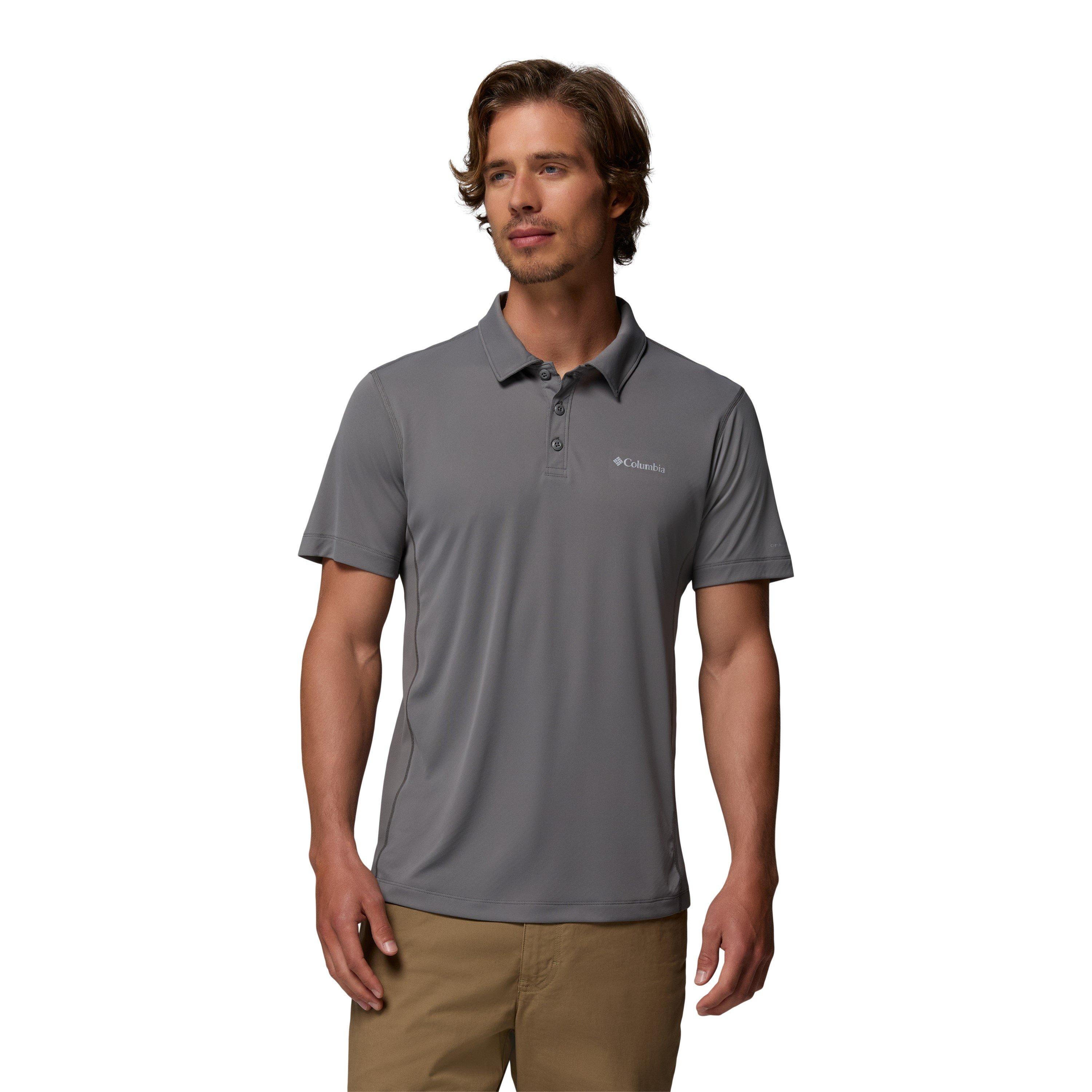 City Grey - Columbia - Men's Short Sleeve Polo Shirt - 1