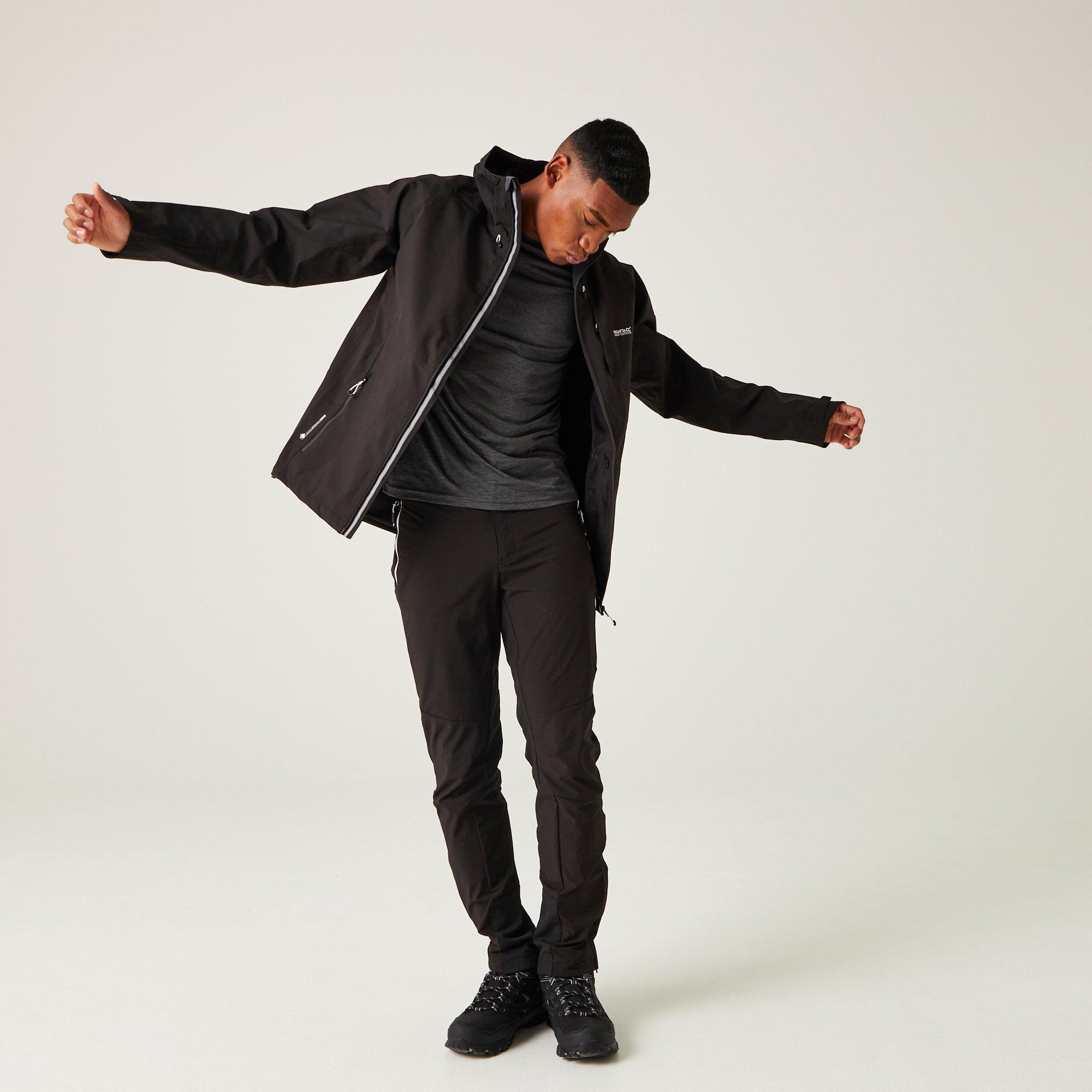 Zwart - Regatta - Britedale Waterproof Jacket Mens - 7