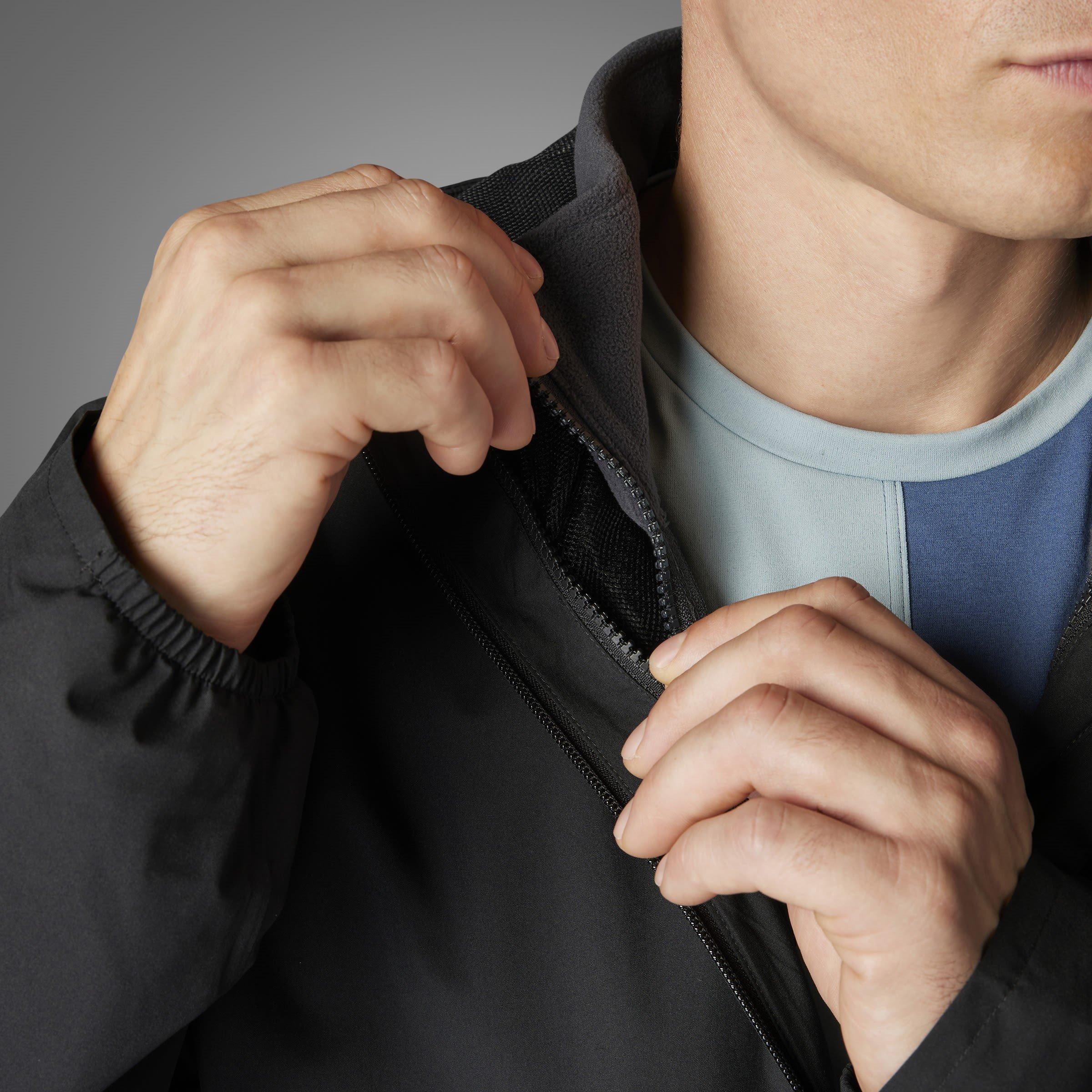 Black - adidas - Adidas Waterproof Windproof Lightweight Jacket - 13