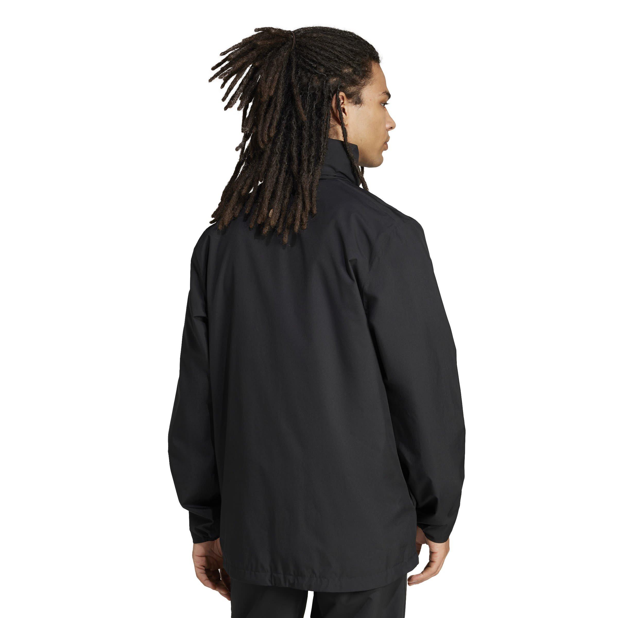 Black - adidas - Adidas Waterproof Windproof Lightweight Jacket - 3