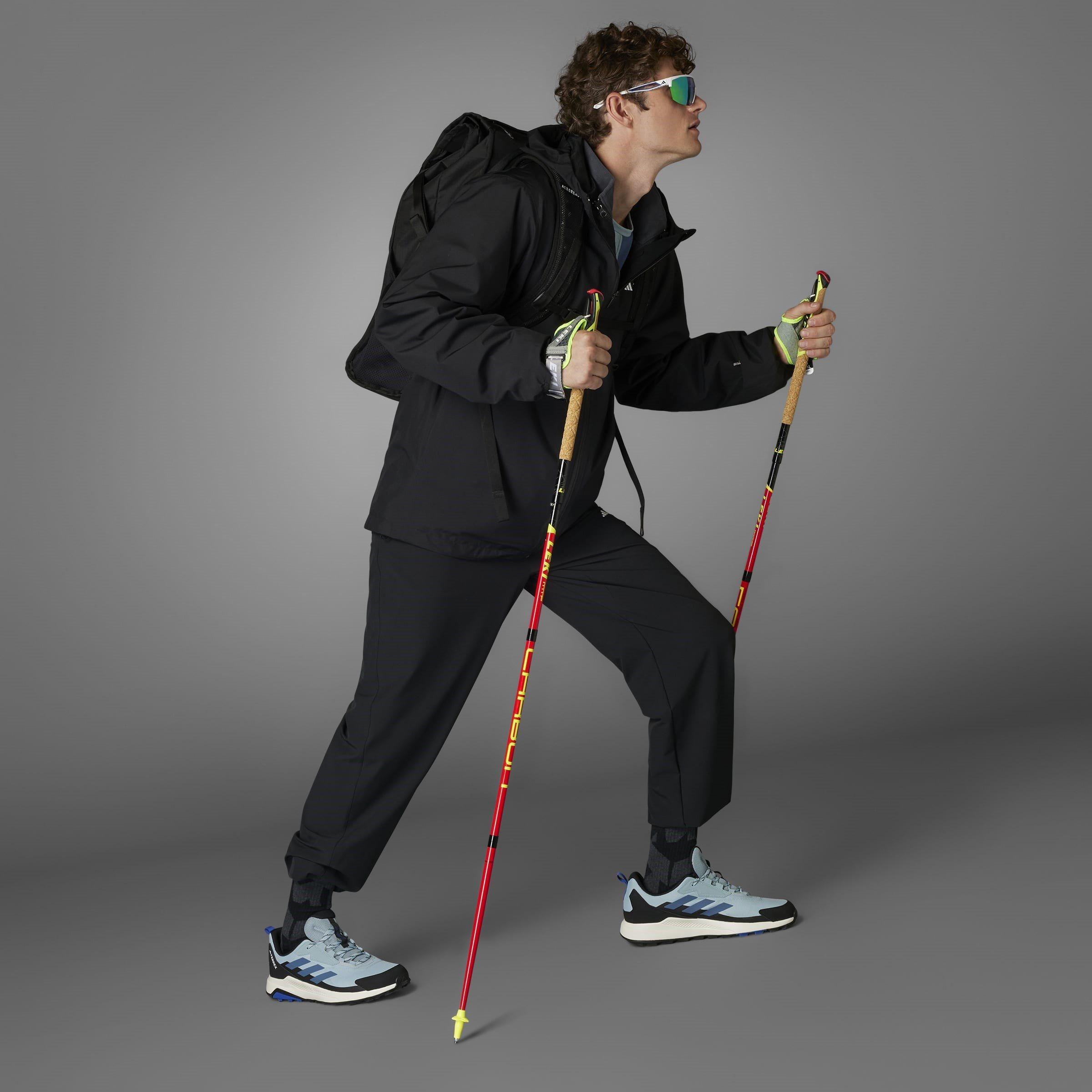 Black - adidas - Adidas Waterproof Windproof Lightweight Jacket - 10