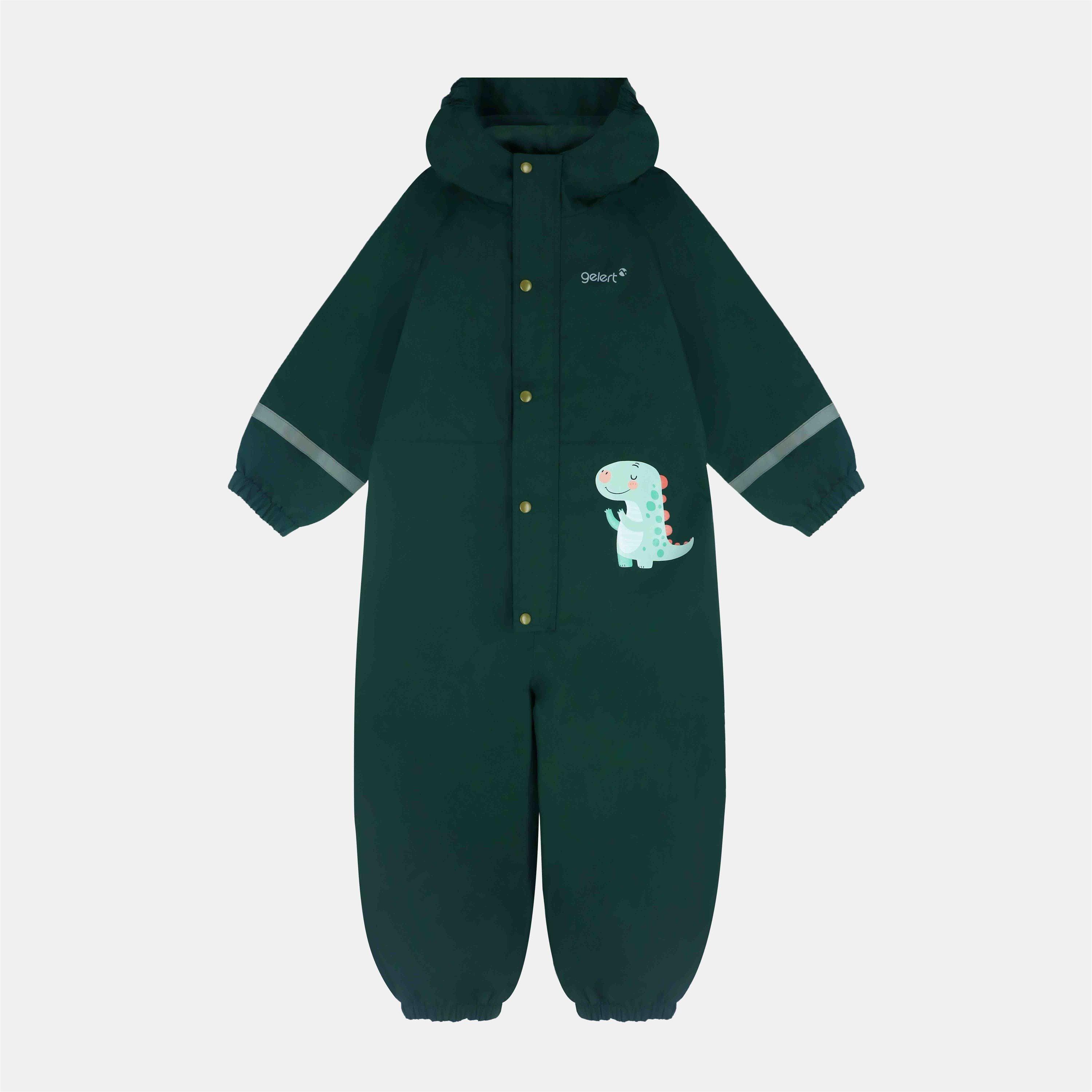 Gelert Kids' Animal Print Waterproof Long Sleeve Rain Anorak - Dinosaur - 3-4 Yrs