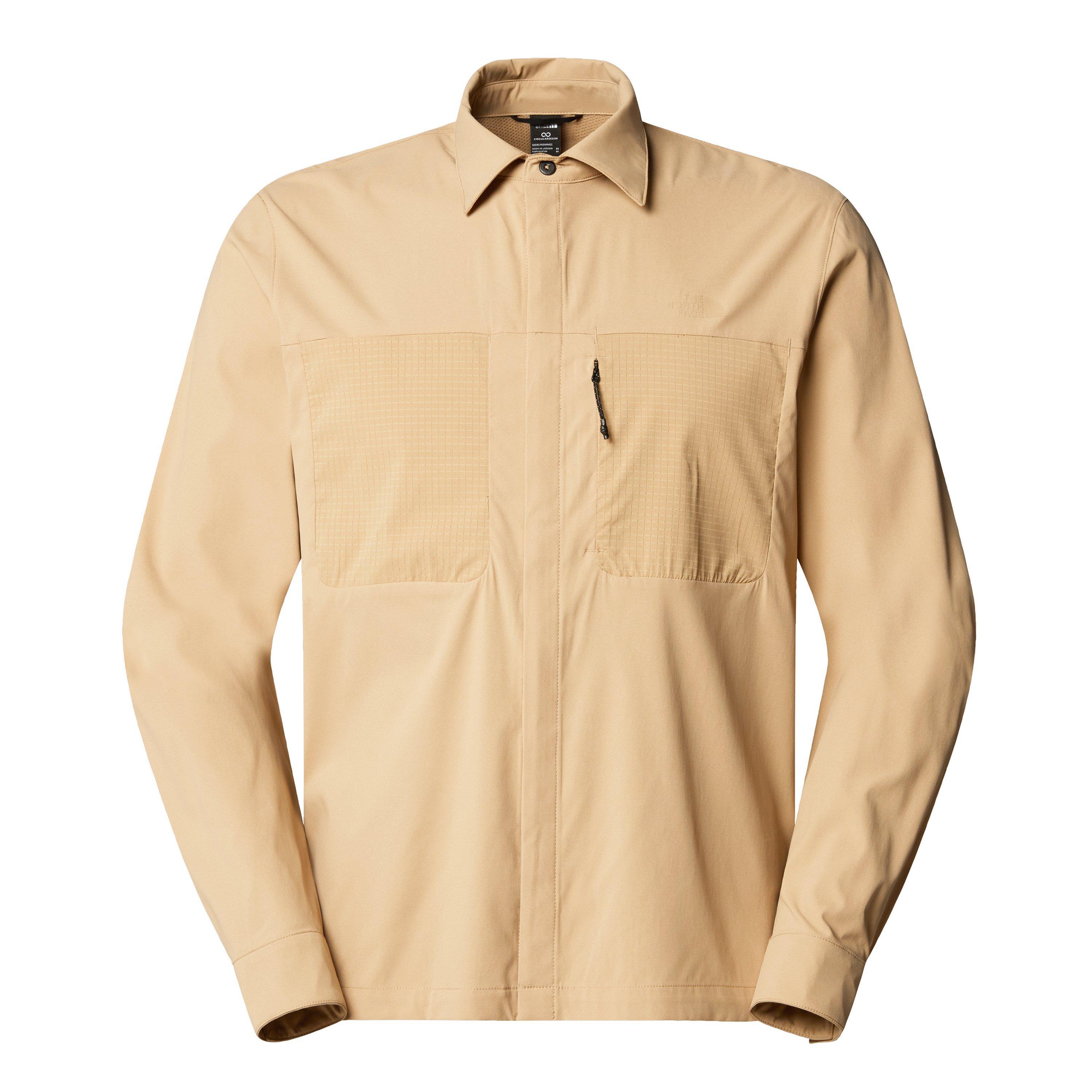 Khaki Stone - The North Face - Men's Lightrange Long-Sleeve Performance T-Shirt - 1