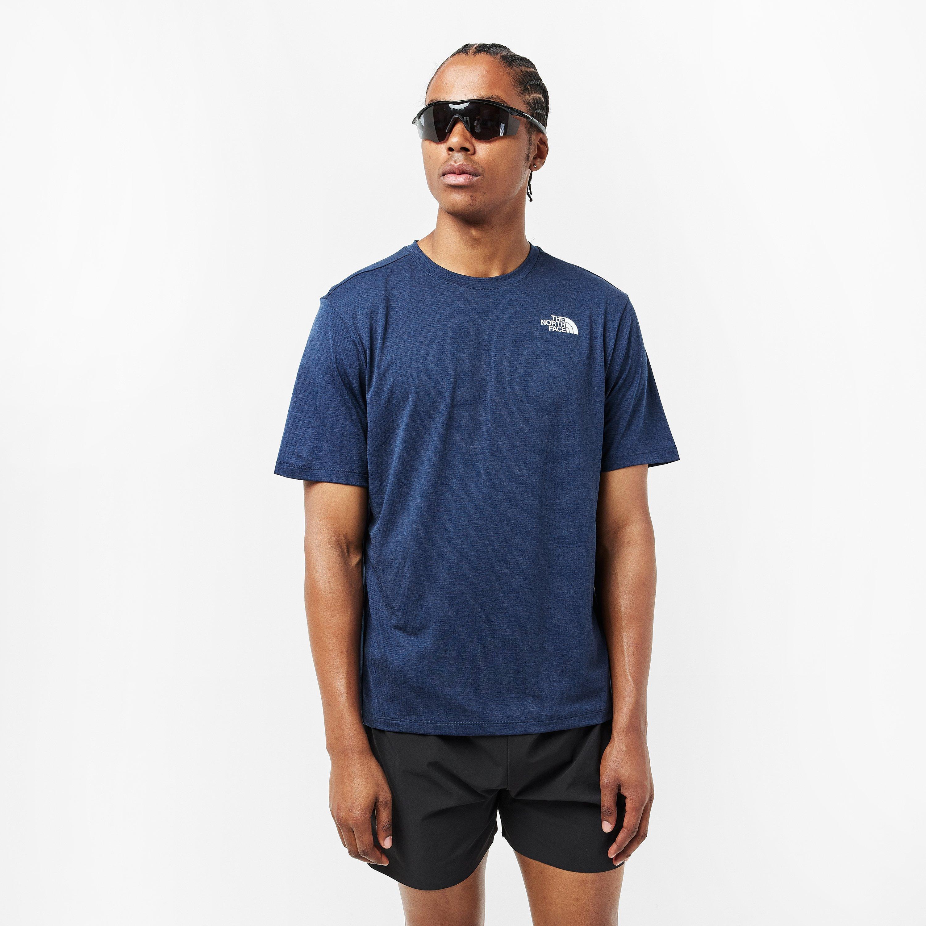 Navy Heather - The North Face - 24/7 Short-Sleeve Performance T-Shirt - 3