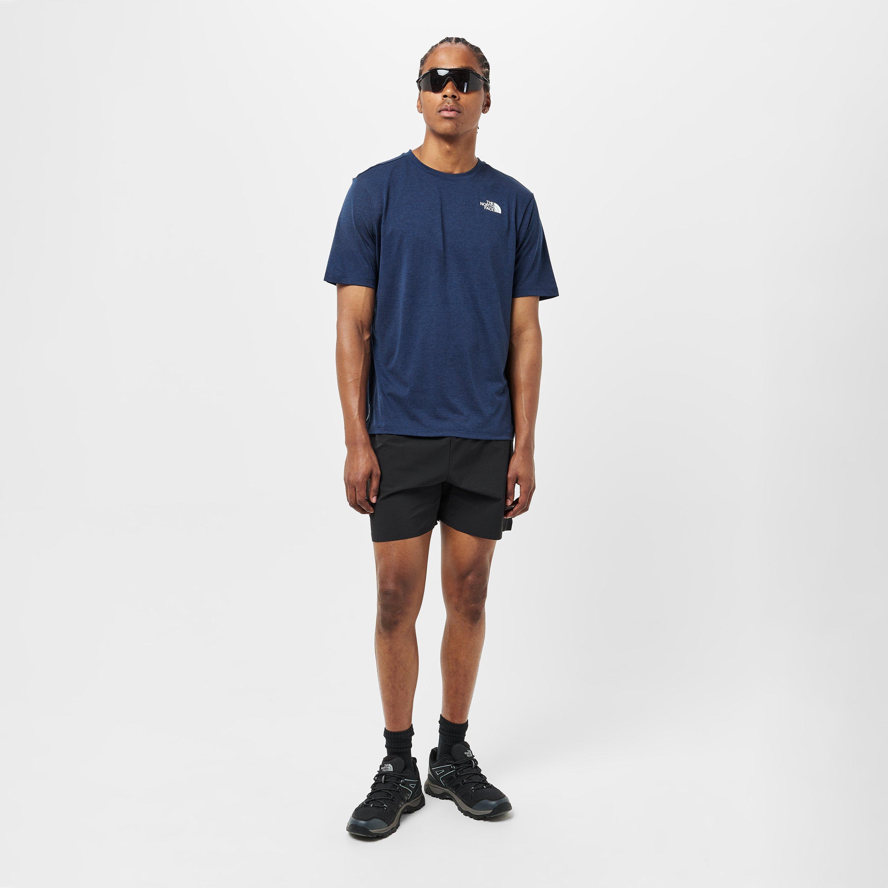 Navy Heather - The North Face - 24/7 Short-Sleeve Performance T-Shirt - 6