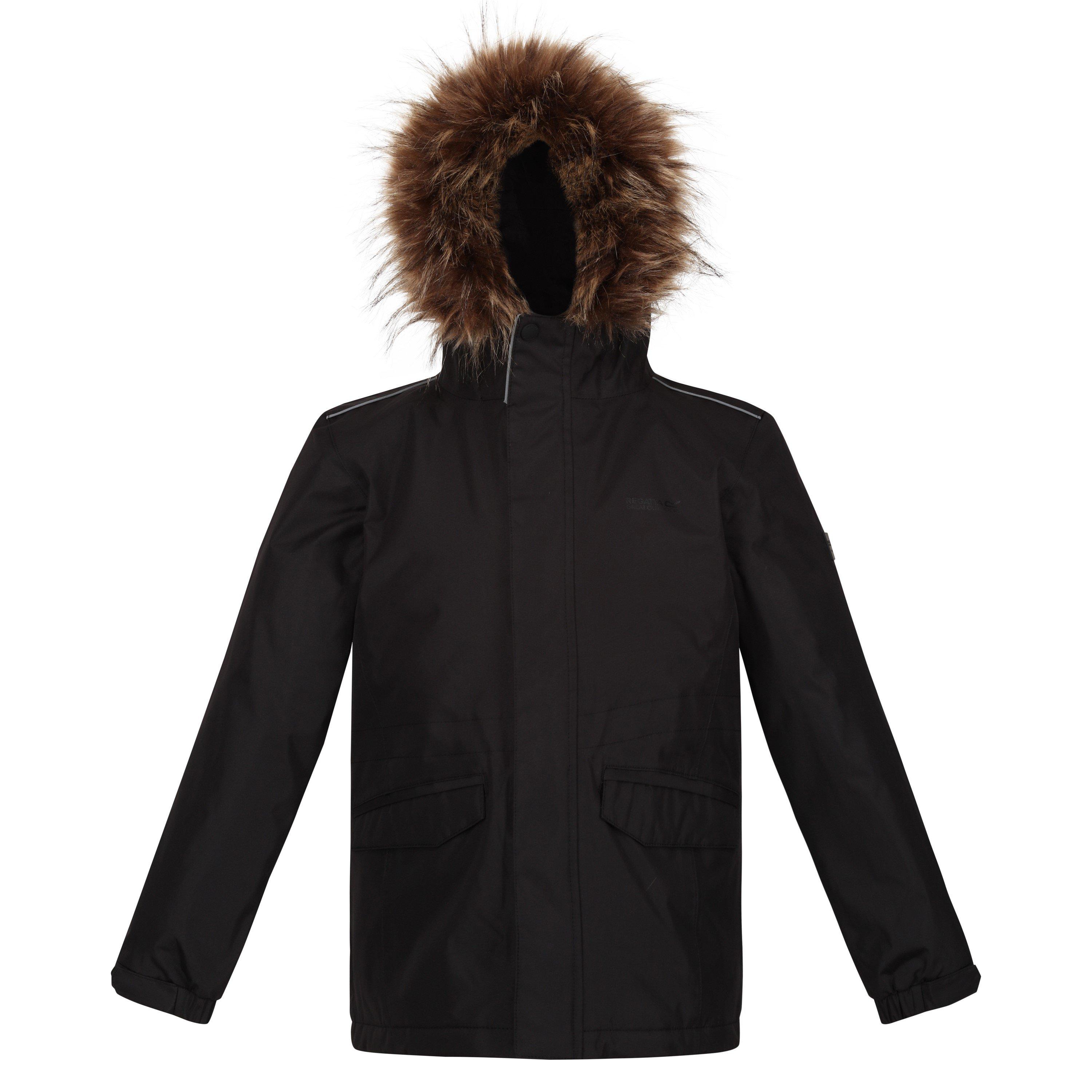 Regatta  Kids ' Tynley Waterproof Jacket - Black - 9-10 (M)