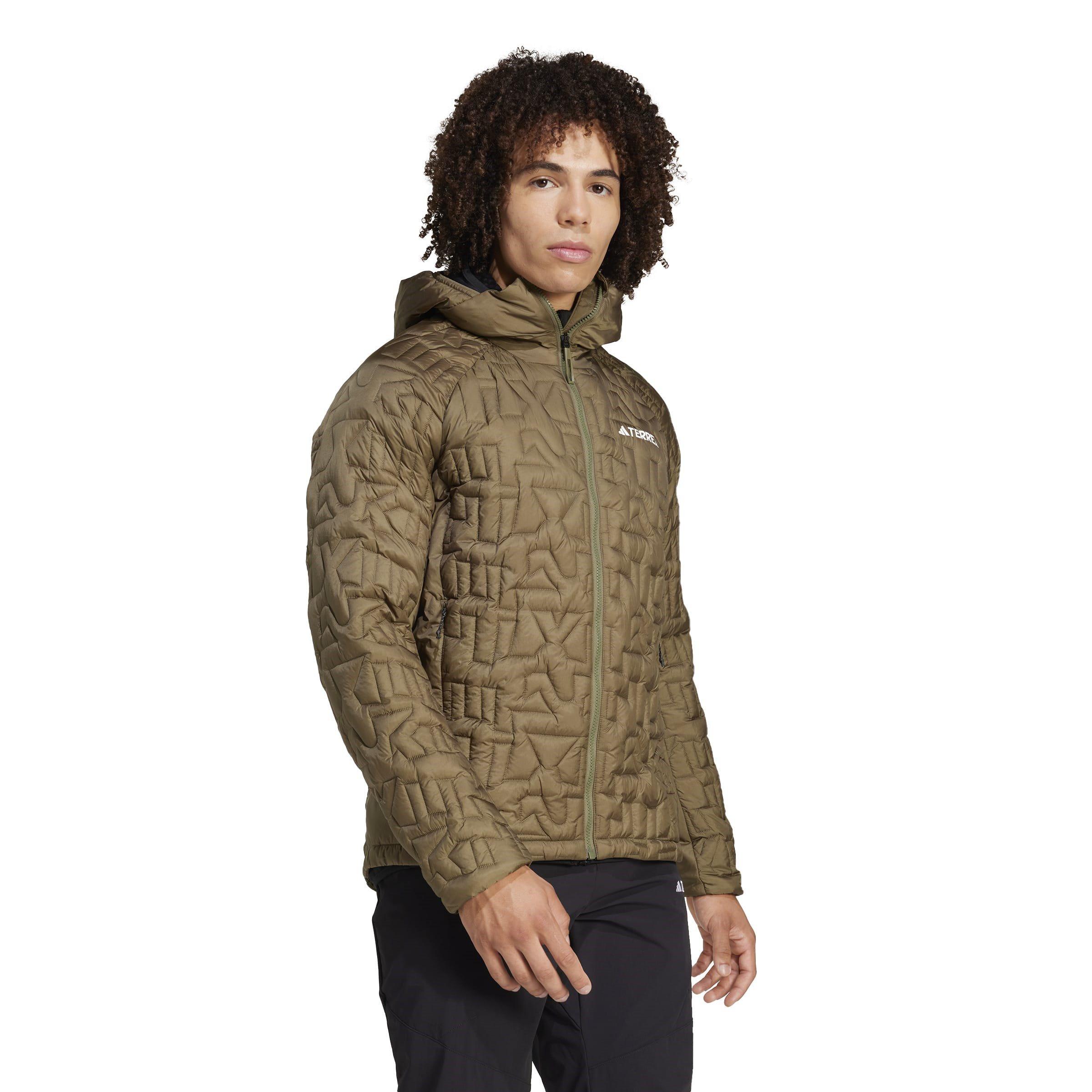 Olive Strata - adidas - Waterproof Jacket - 4