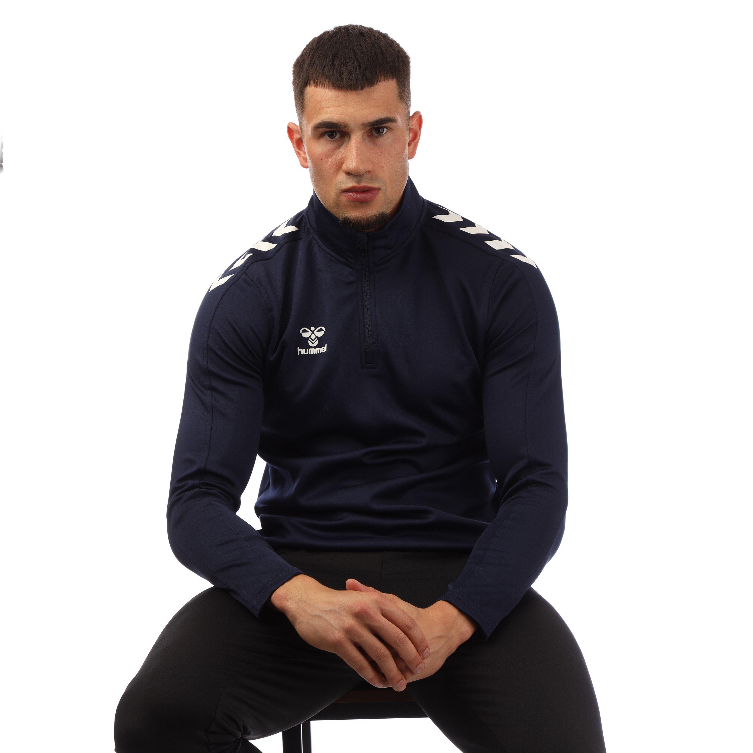 Marine - Hummel - quarter Zip Fleece Fabric - 4