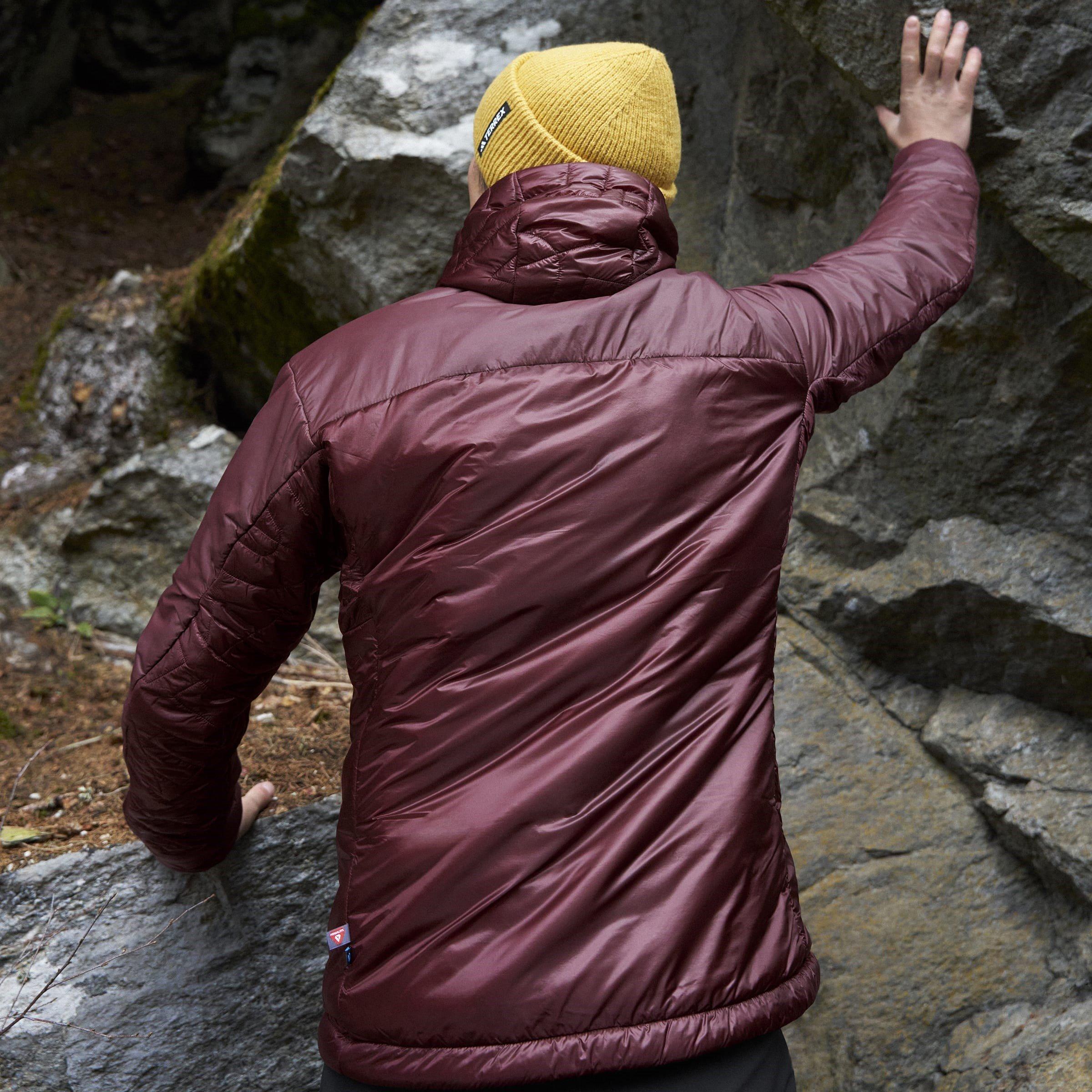 Shadow Brown - adidas - Varil Waterproof Sealed Seam Jacket - 15