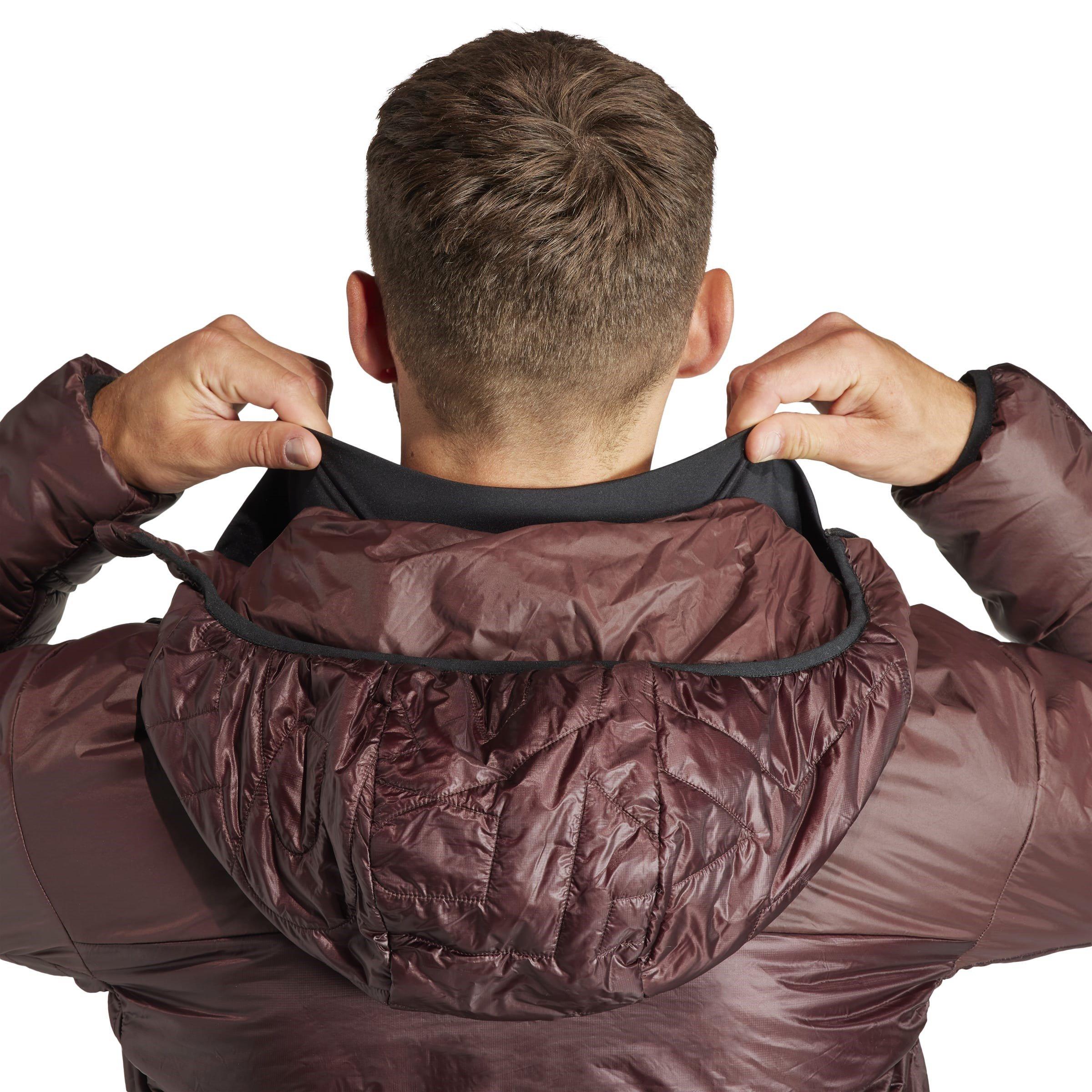 Shadow Brown - adidas - Varil Waterproof Sealed Seam Jacket - 5