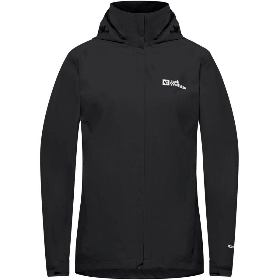 Jack Wolfskin Women's Trailtime Waterproof Jacket - Black - 12 (M)