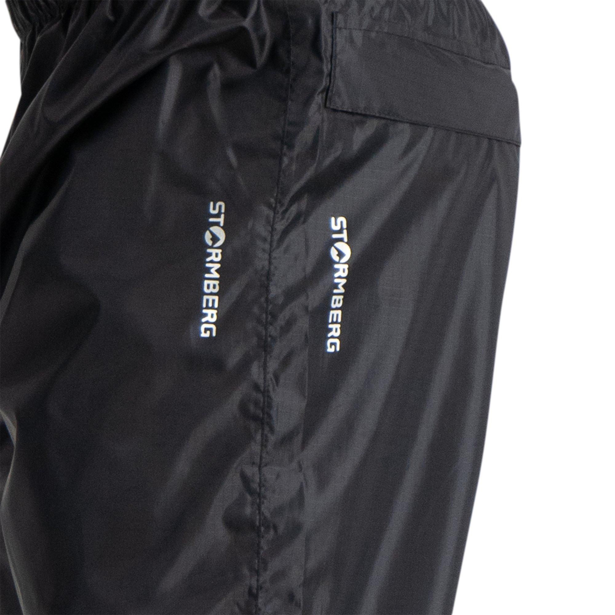 Jet Black - Stormberg - Mens Dalki Packable Waterproof Jacket - 6