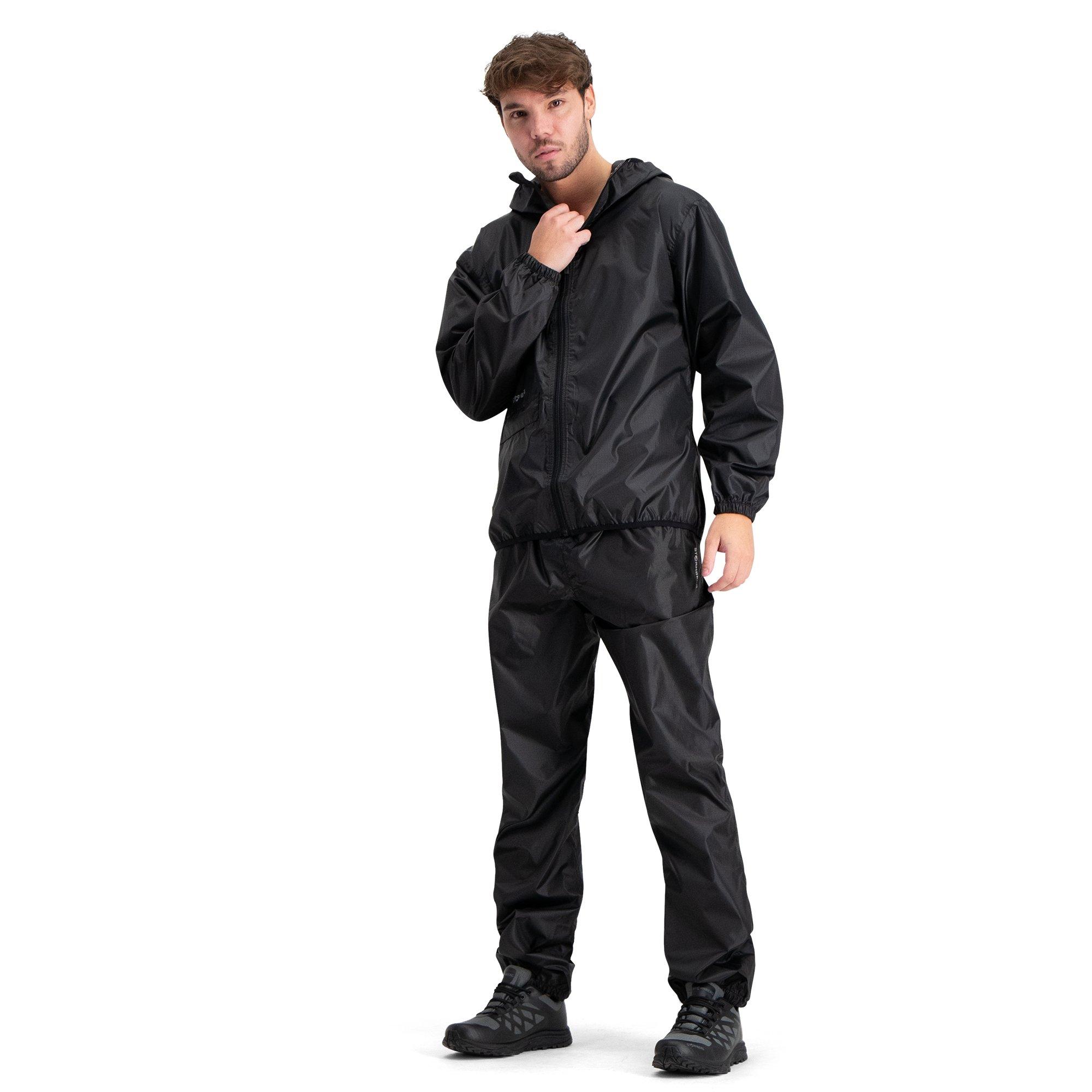 Jet Black - Stormberg - Mens Dalki Packable Waterproof Jacket - 7
