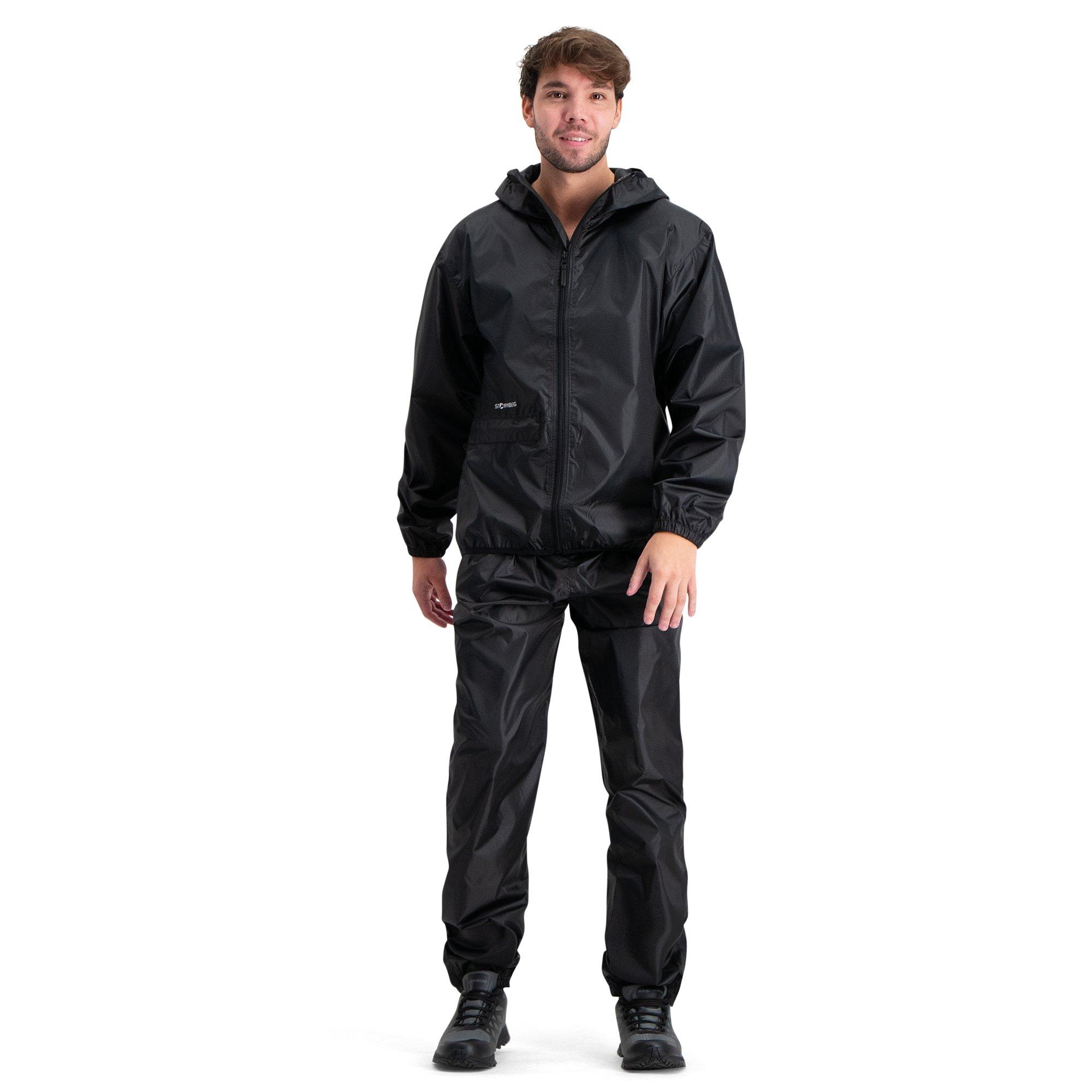 Jet Black - Stormberg - Mens Dalki Packable Waterproof Jacket - 9