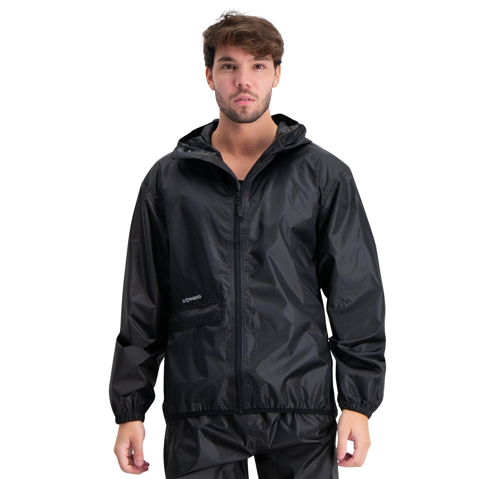 Jet Black - Stormberg - Mens Dalki Packable Waterproof Jacket - 10
