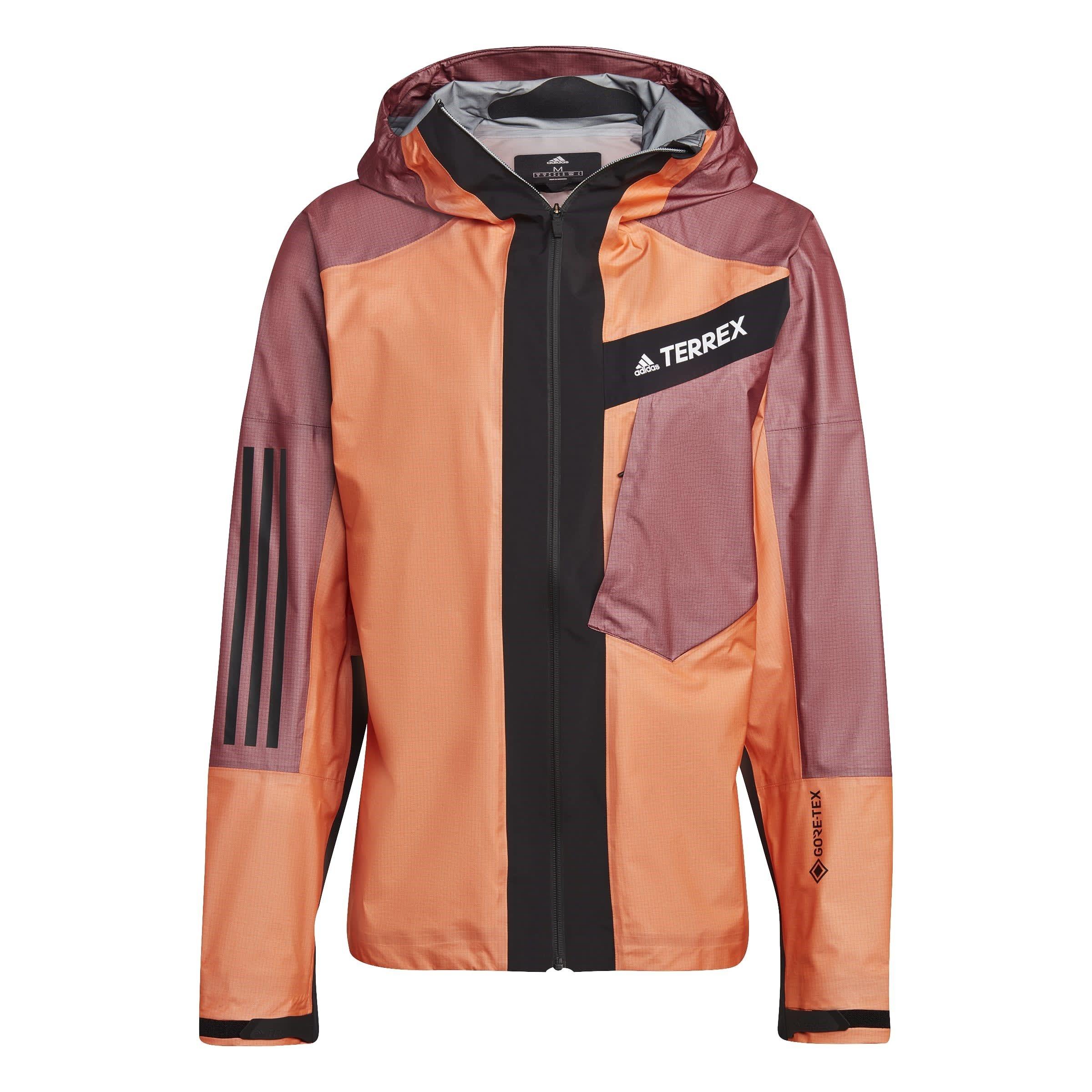 Utjecajna narančasta - adidas - Light Waterproof Jacket