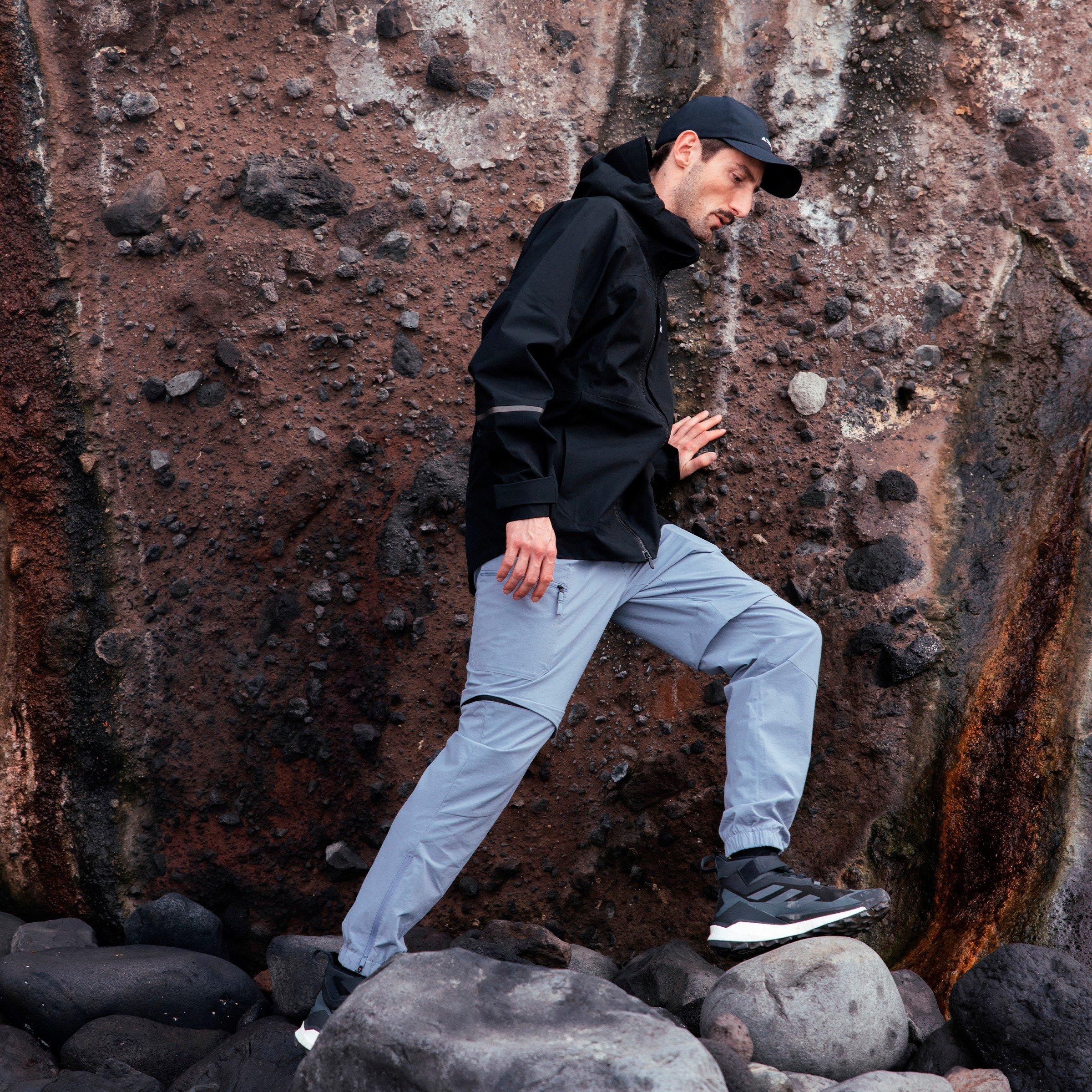 Black - adidas - Men's Xplric Waterproof Jacket - 2