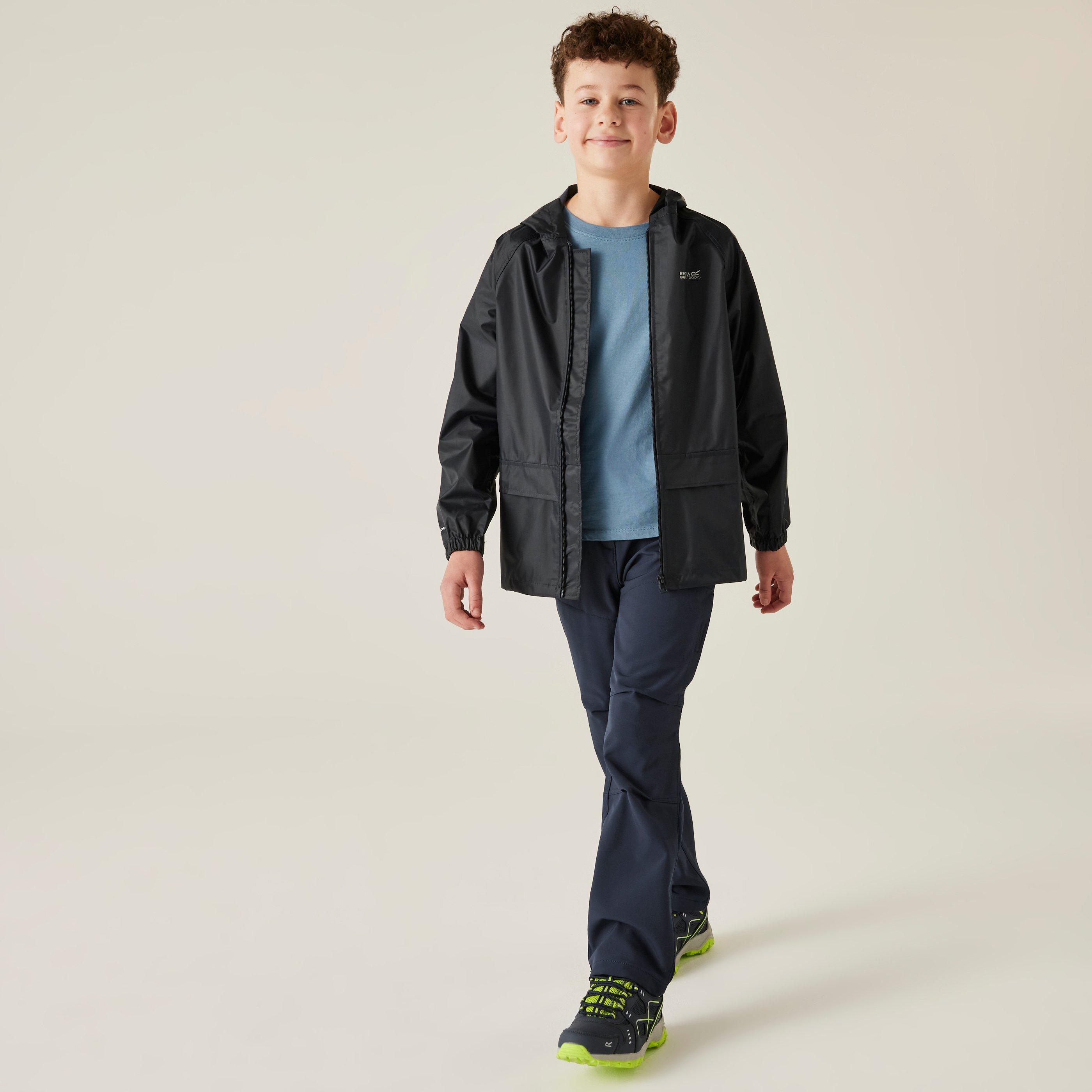 Regatta  Kids ' Waterproof Jacket - Navy - 9-10 (M)