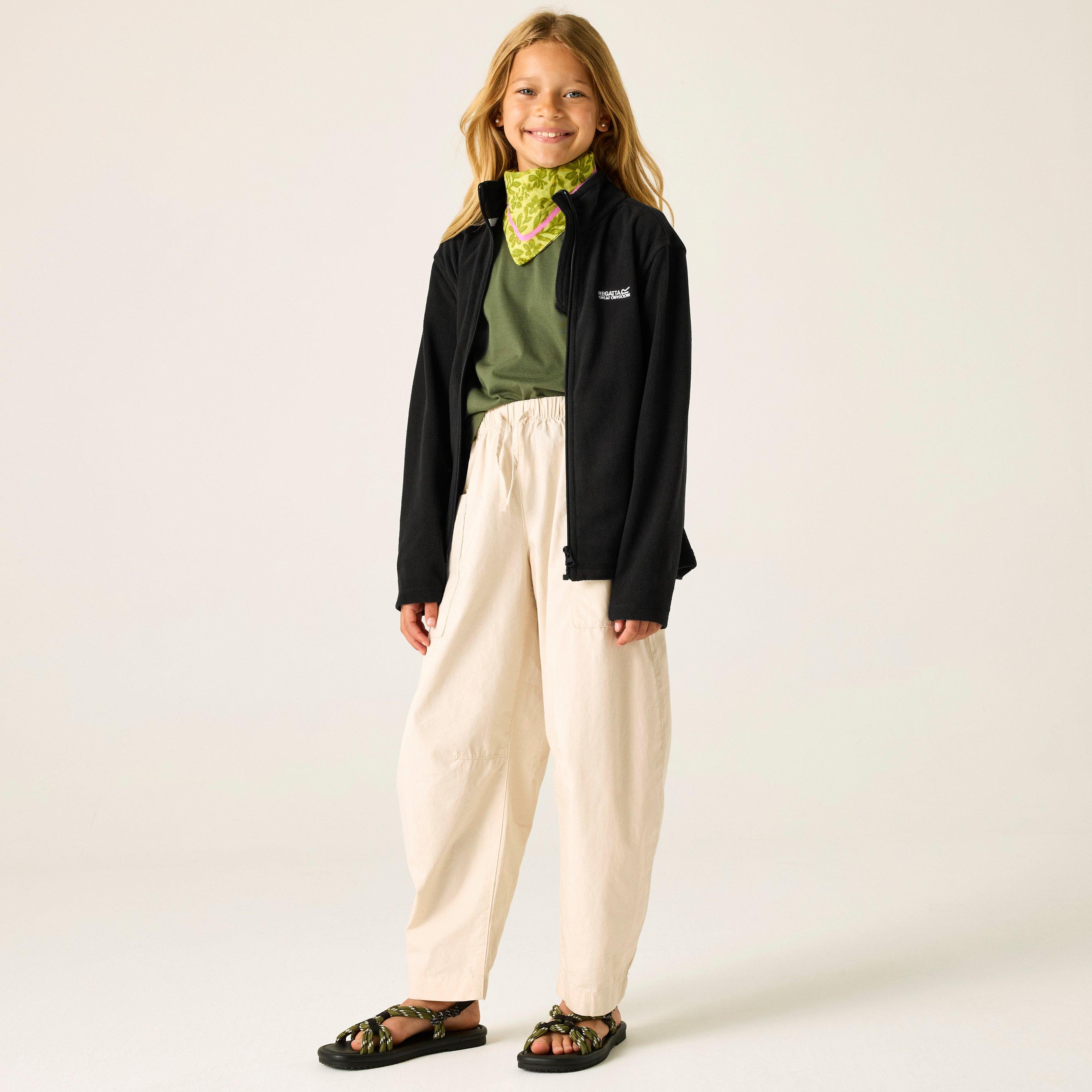 Negro - Regatta - Kids' Full Zip Fleece - 3