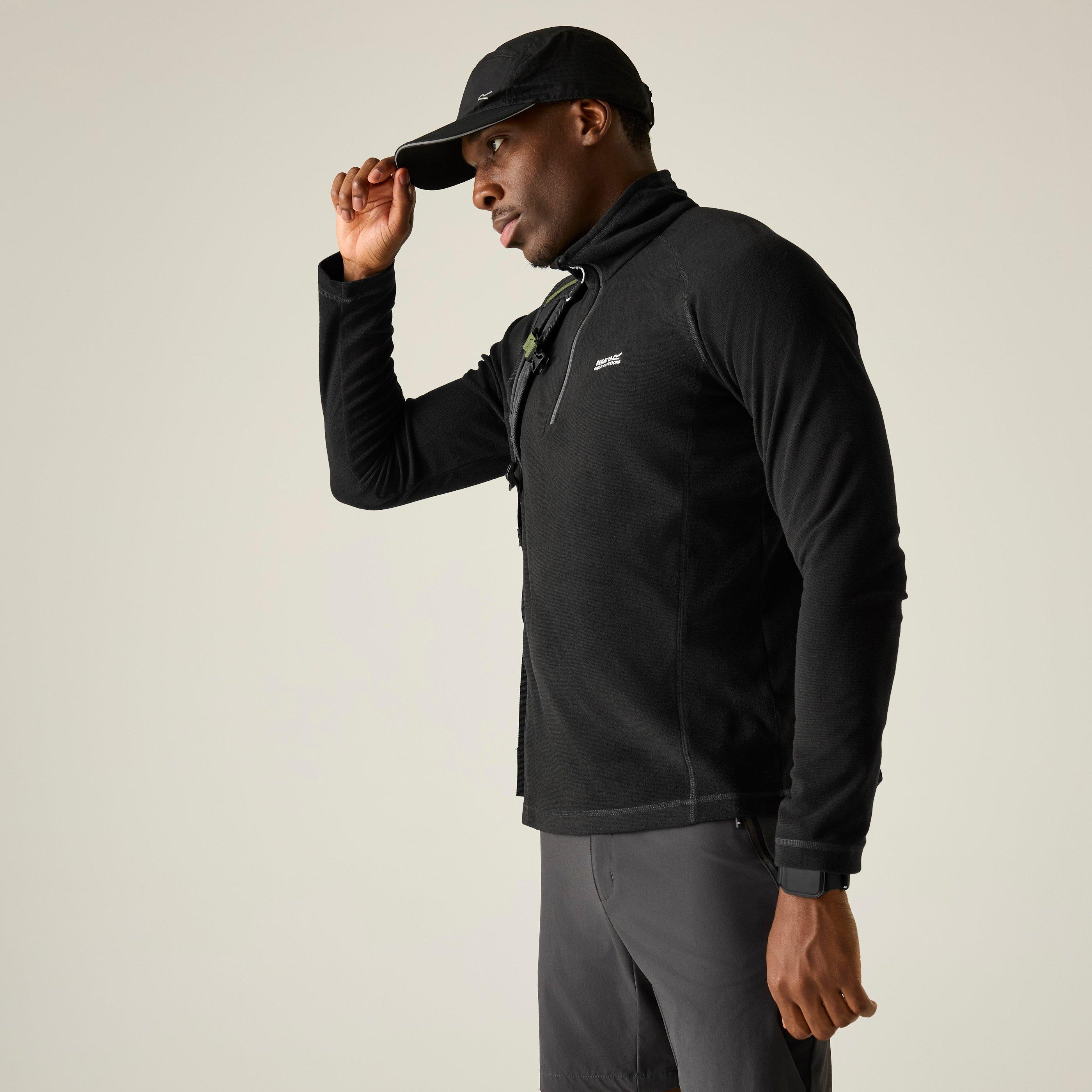 Regatta Men's Quarter Zip Fleece - Black - S