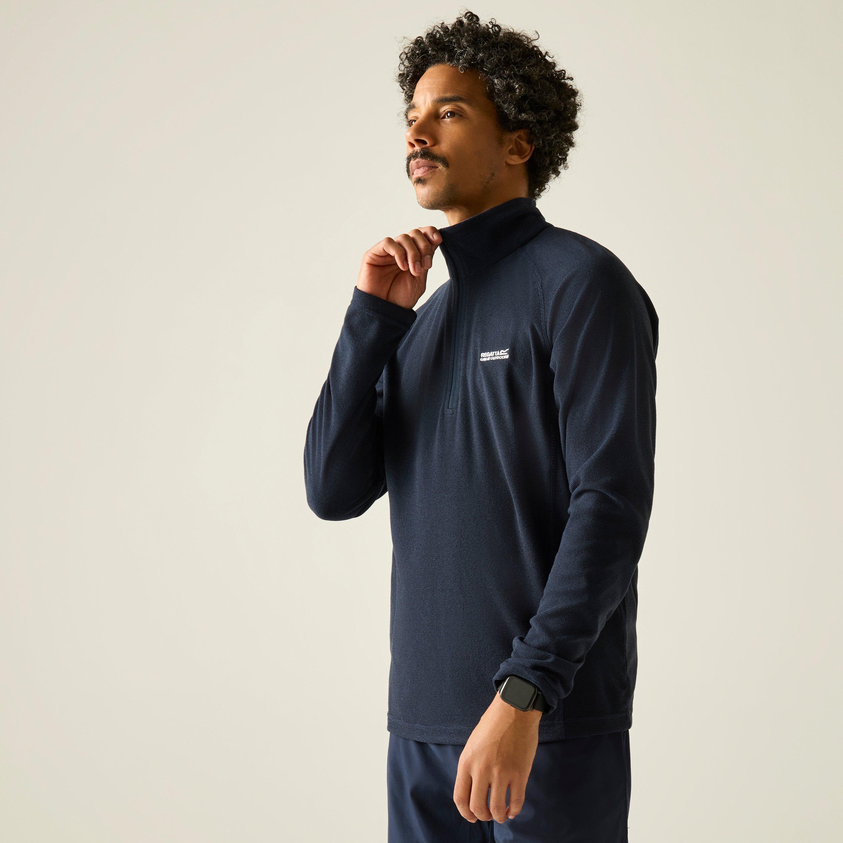 Regatta Men's Quarter Zip Fleece - Navy - 2XL