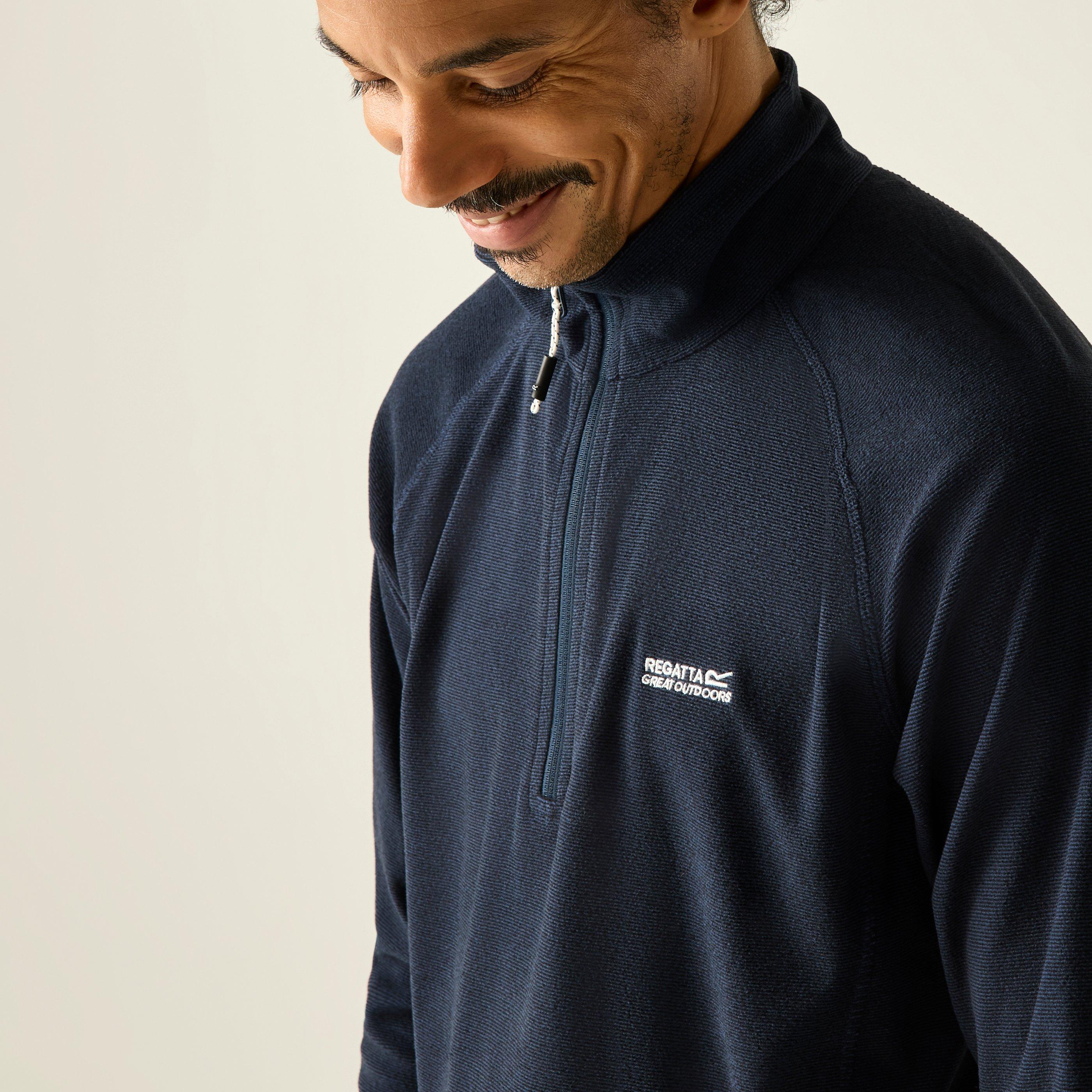 Azul marino - Regatta - Men's Quarter Zip Fleece - 4