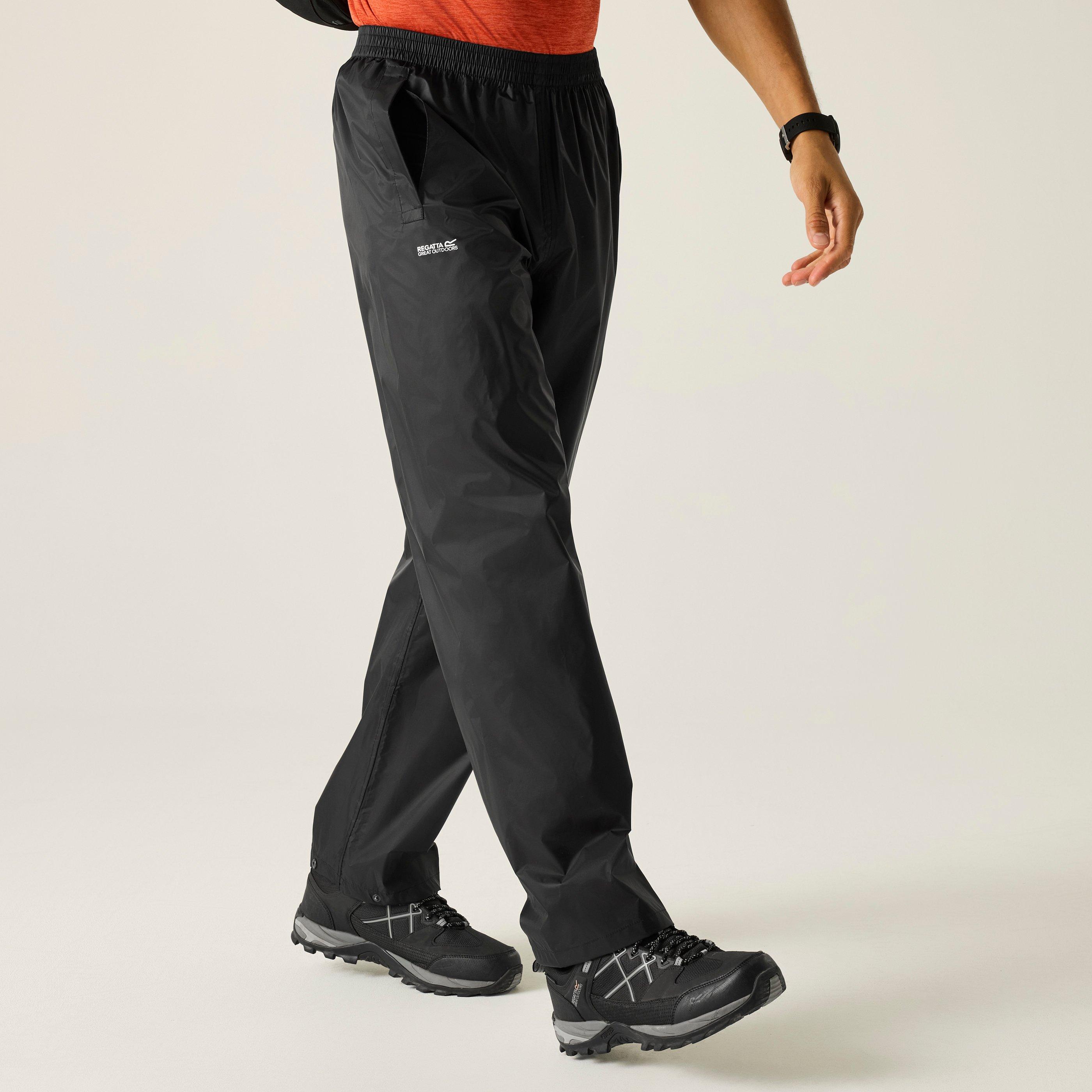 Black - Regatta - Men's Waterproof Trousers - 1