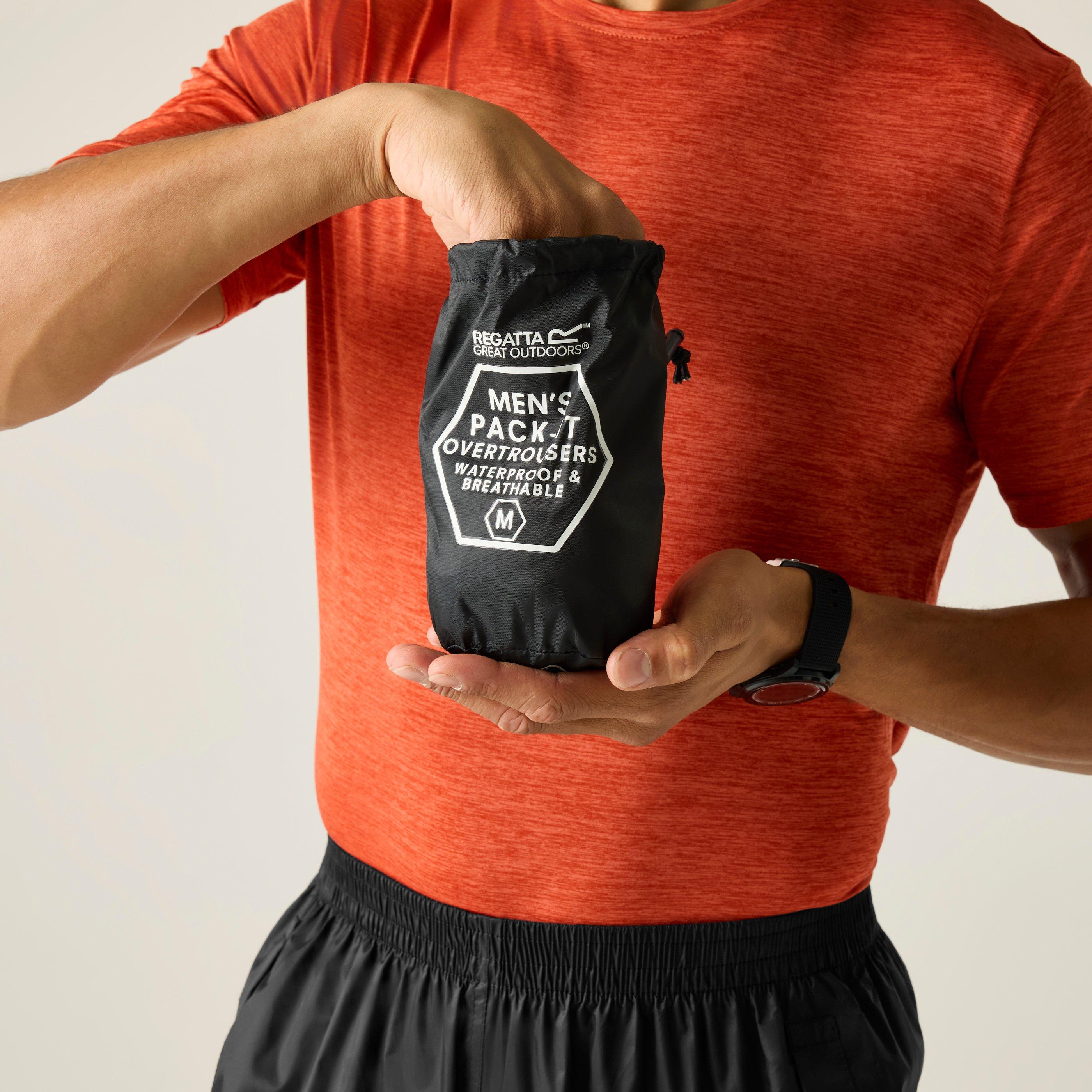 Zwart - Regatta - Men's Waterproof Trousers - 4