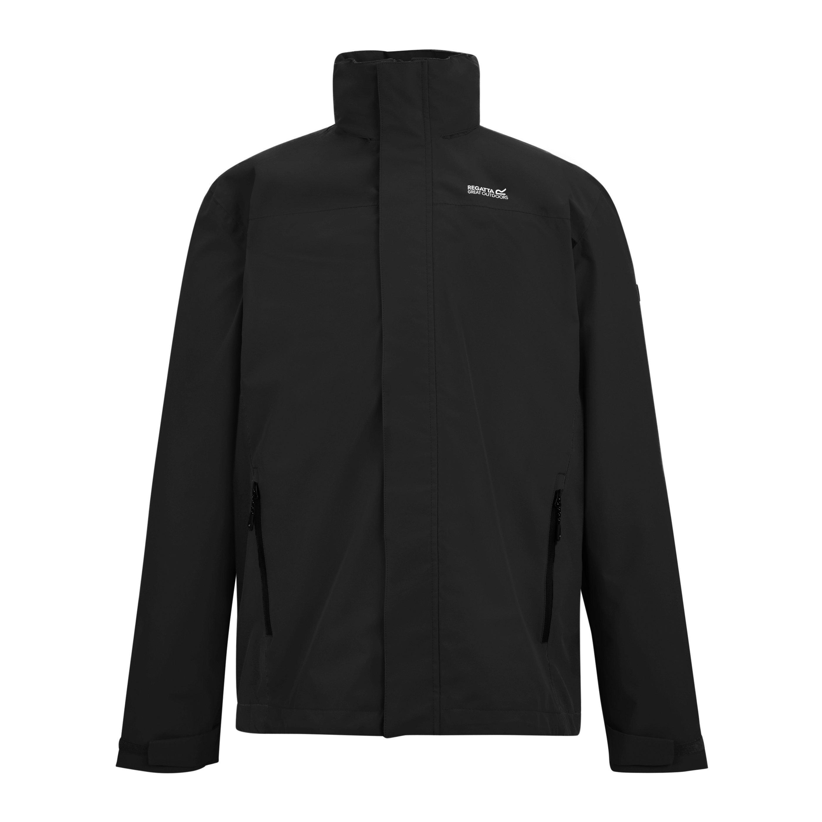 Black - Regatta - Men's Waterproof Jacket - 7