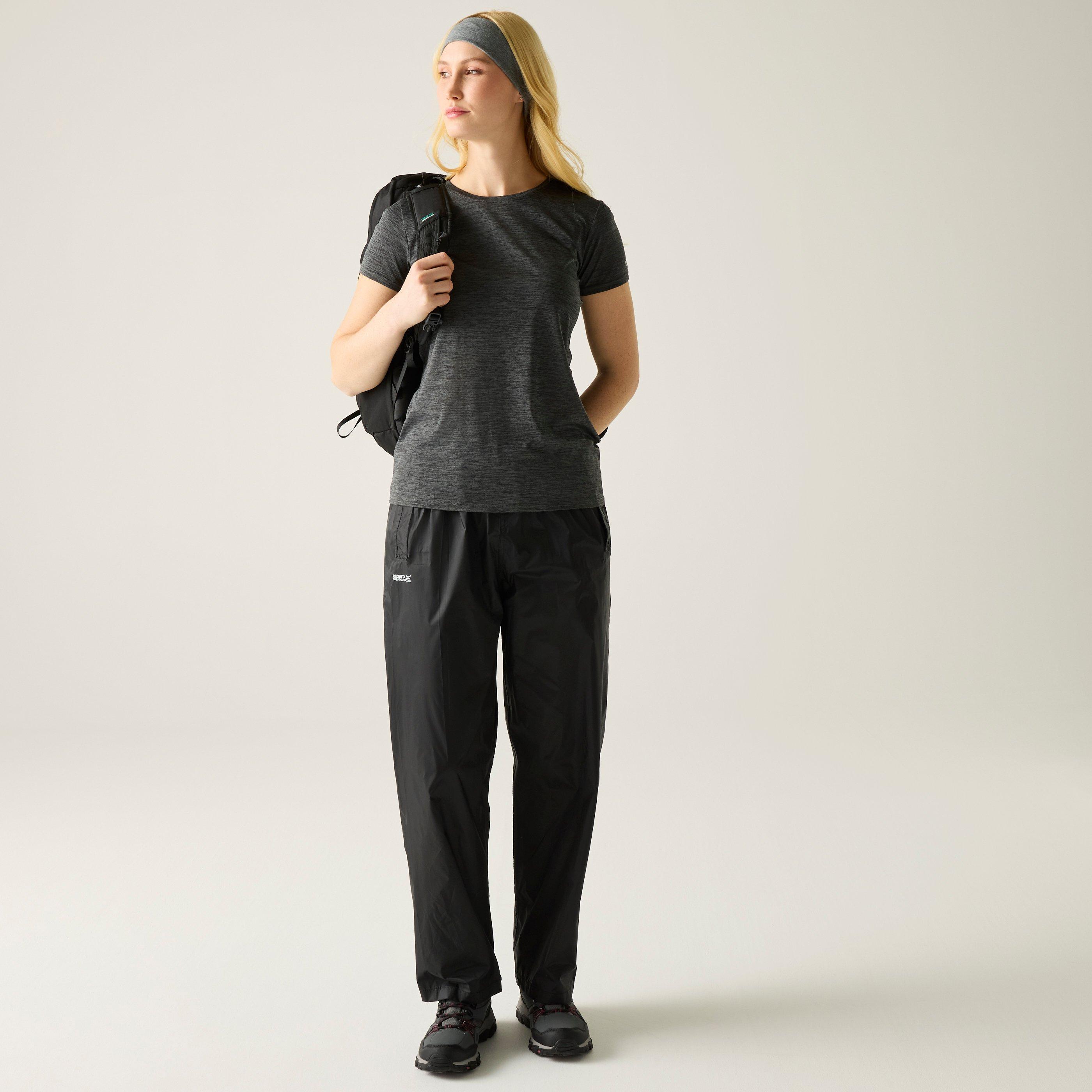 Black - Regatta - Women's Waterproof Trousers - 1