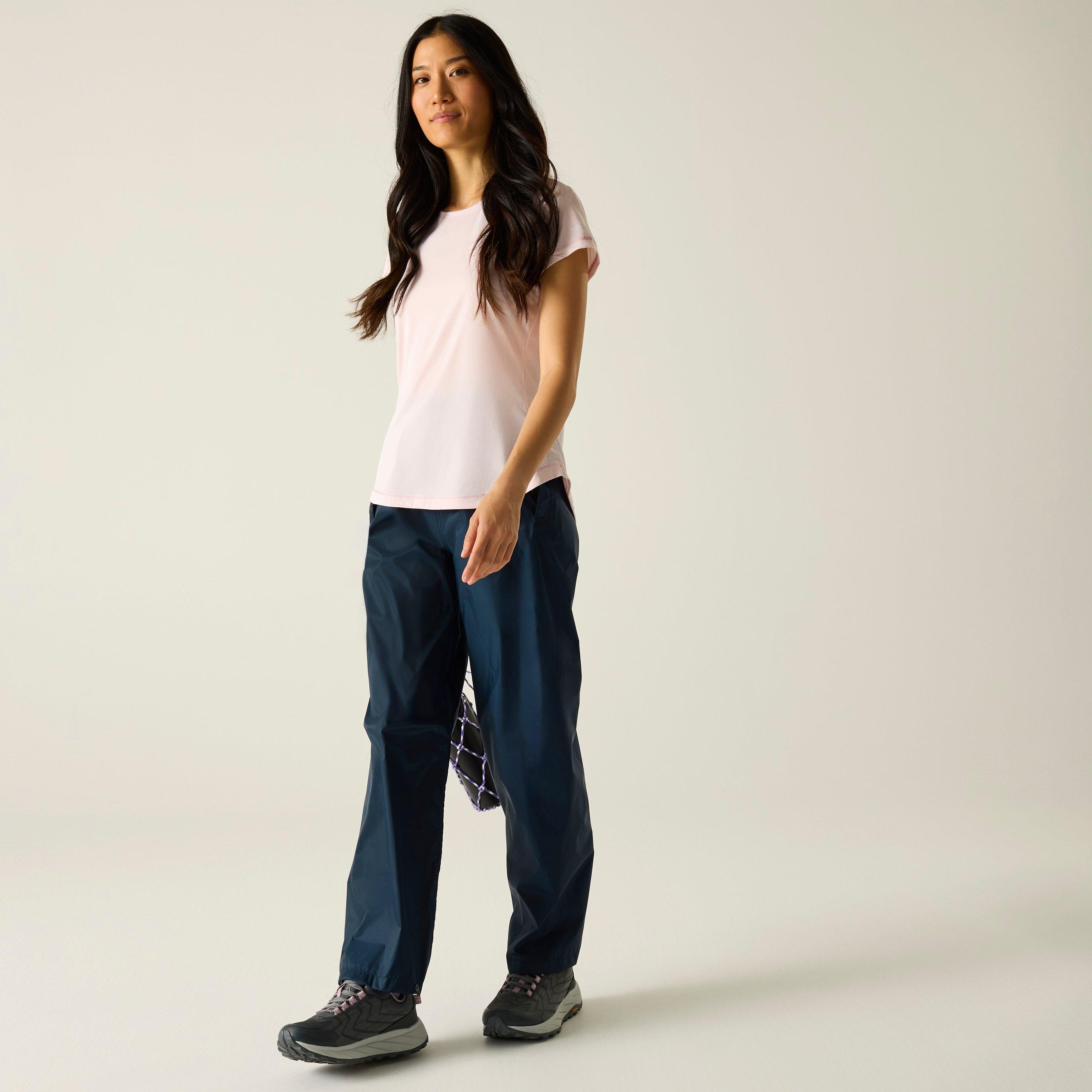 Regatta Women's Blue Waterproof Trousers Pack It - Image 3