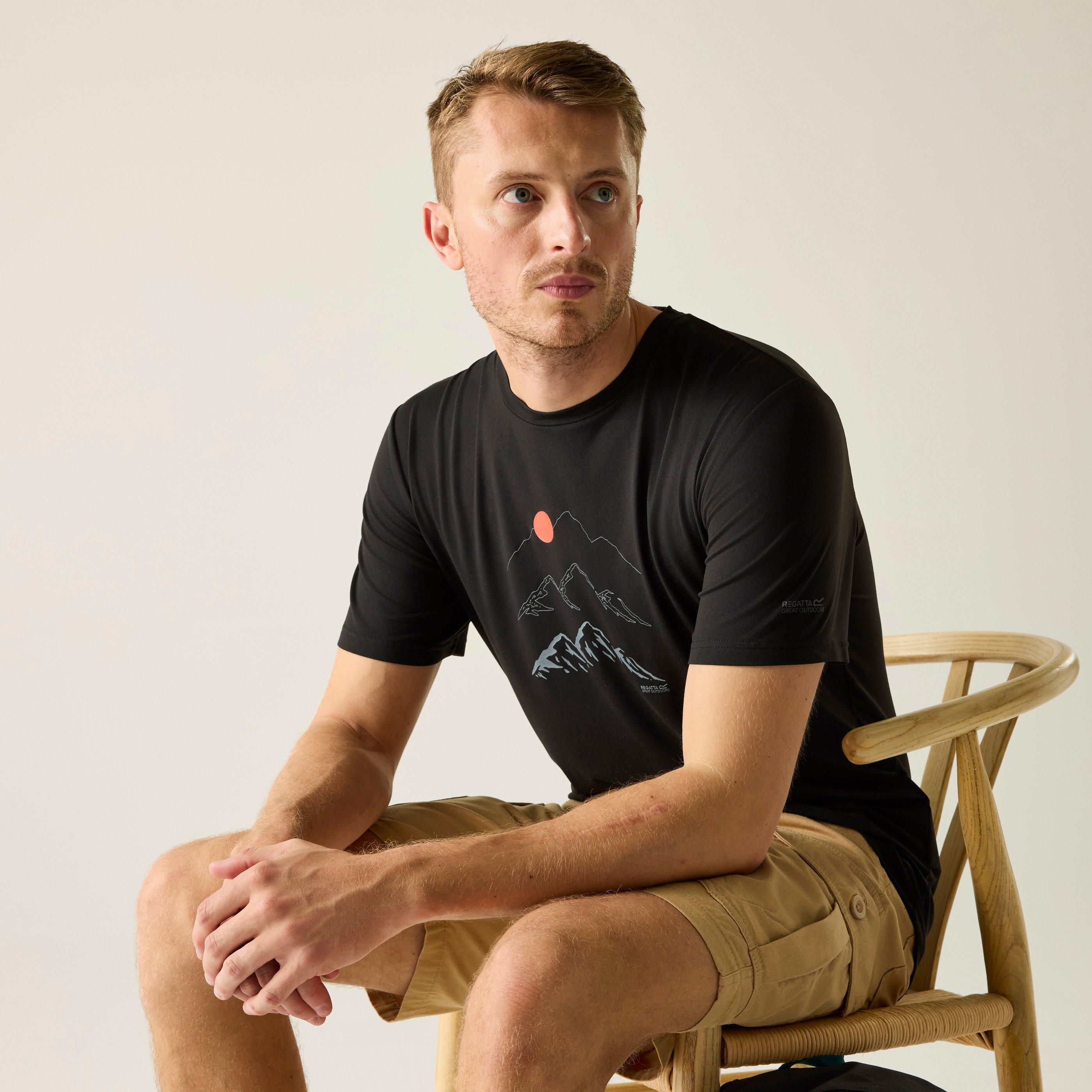 Crna - Regatta - Regatta Fingal Tee Sn63 - 4