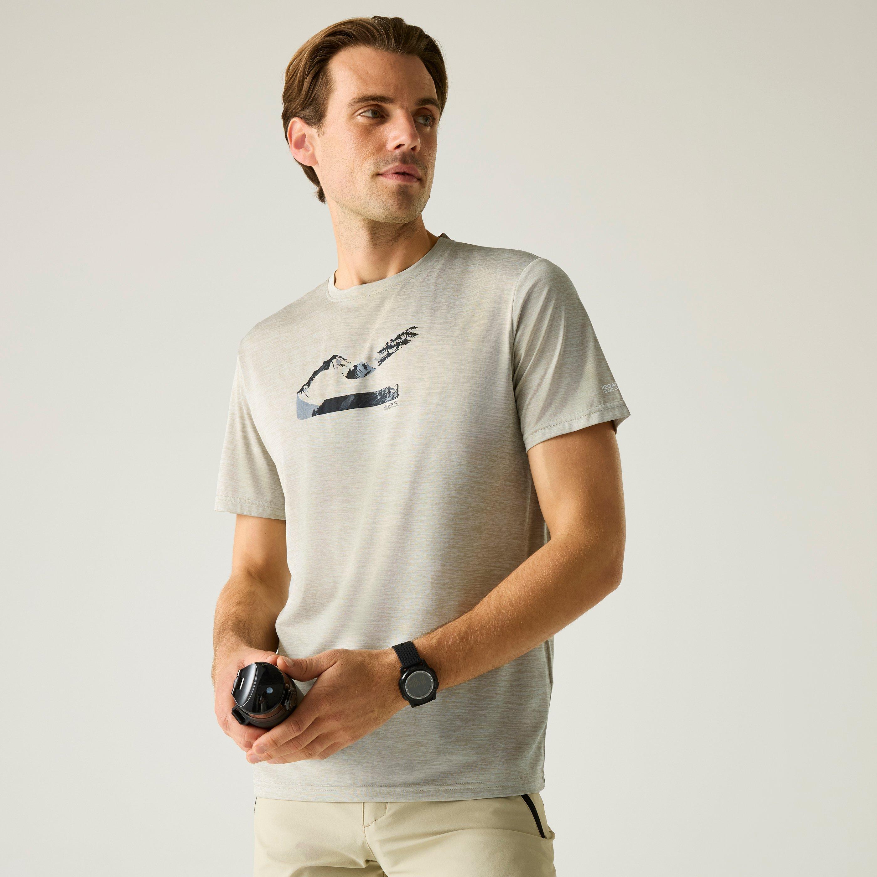 Regatta Men's Fingal Tee Short Sleeve Performance T-Shirt - Abbeystonmrl - L