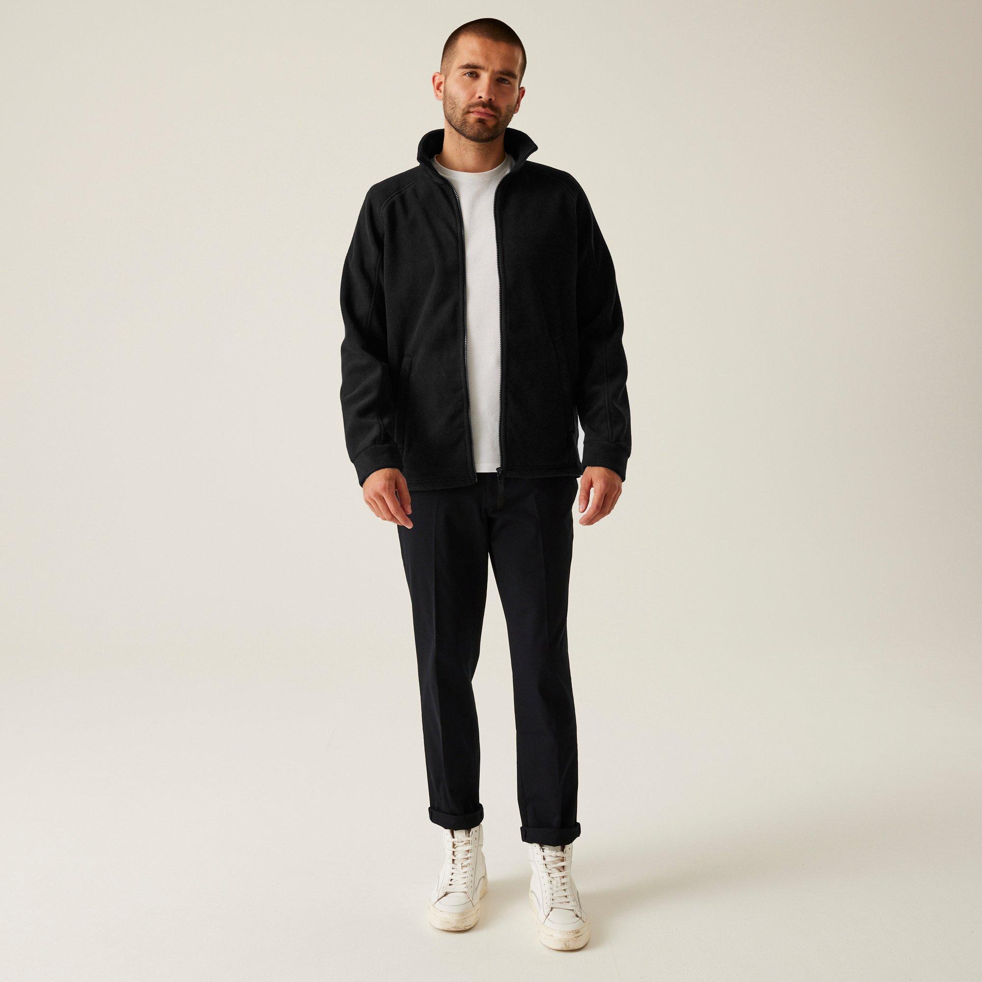 Black - Regatta - Men's Full Zip Fleece - 1