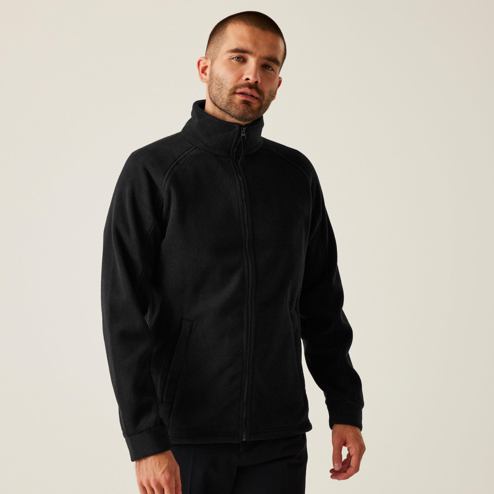 Black - Regatta - Men's Full Zip Fleece - 3