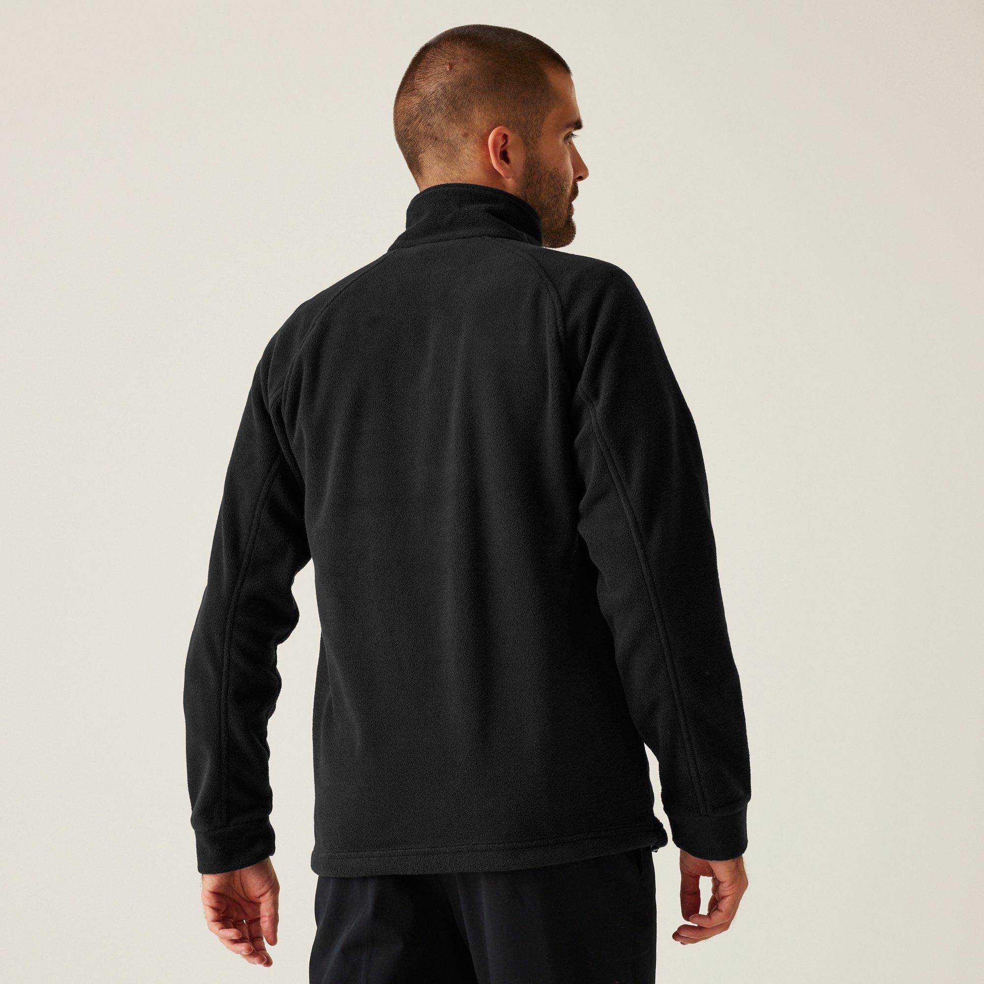 Black - Regatta - Men's Full Zip Fleece - 4