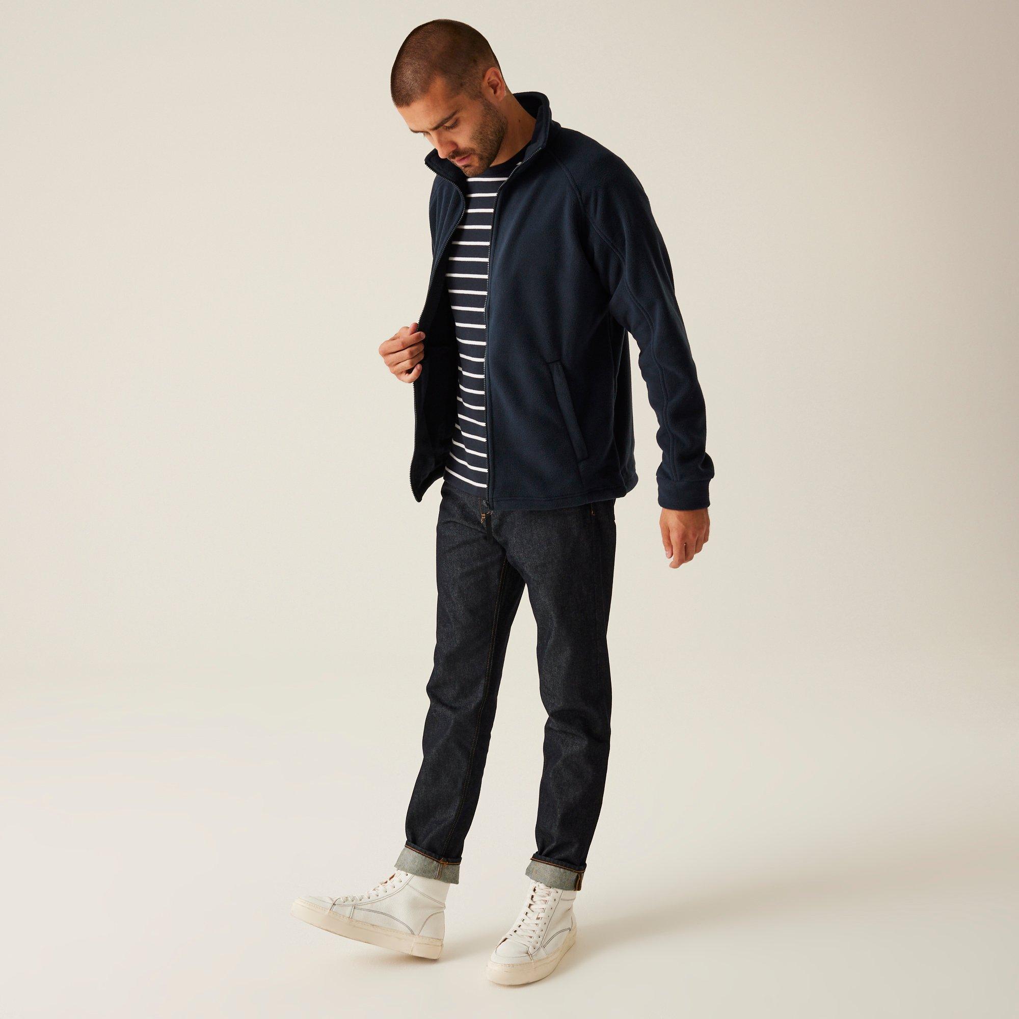Dark Navy - Regatta - Men's Full Zip Fleece - 3