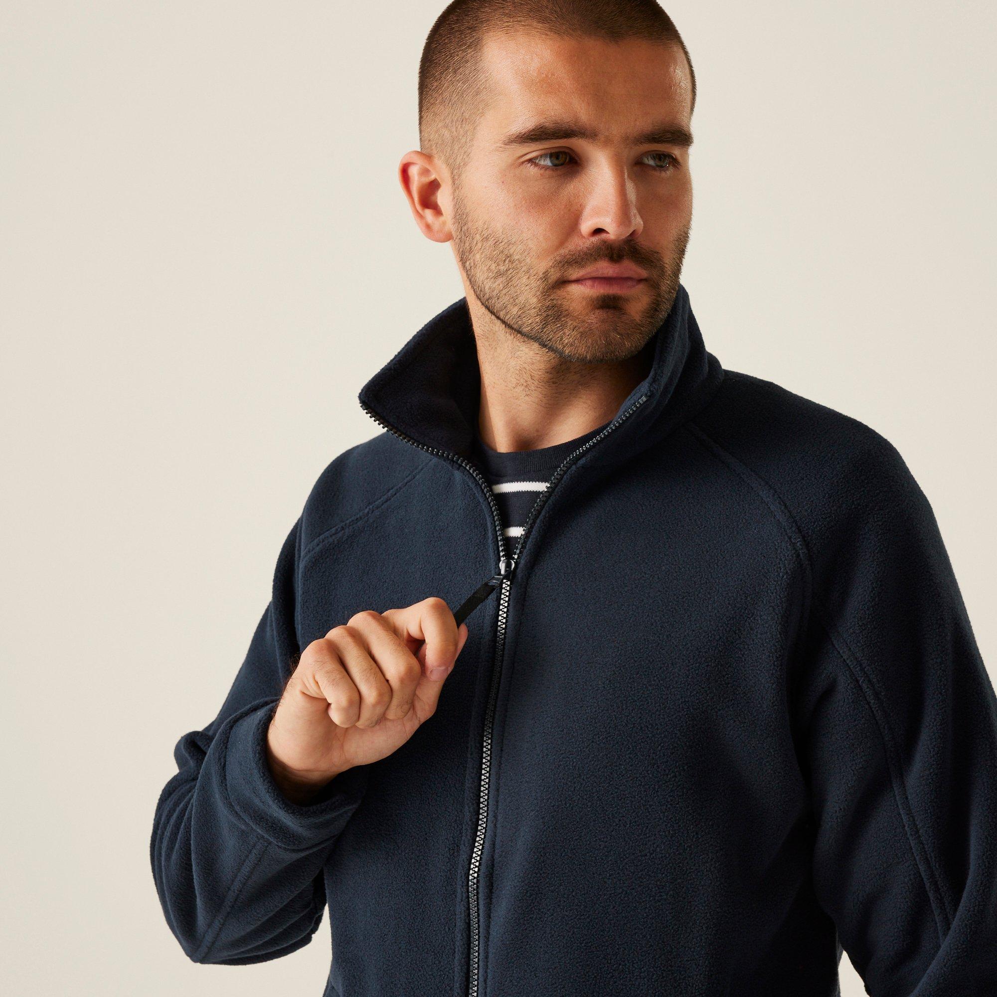 Dark Navy - Regatta - Men's Full Zip Fleece - 4