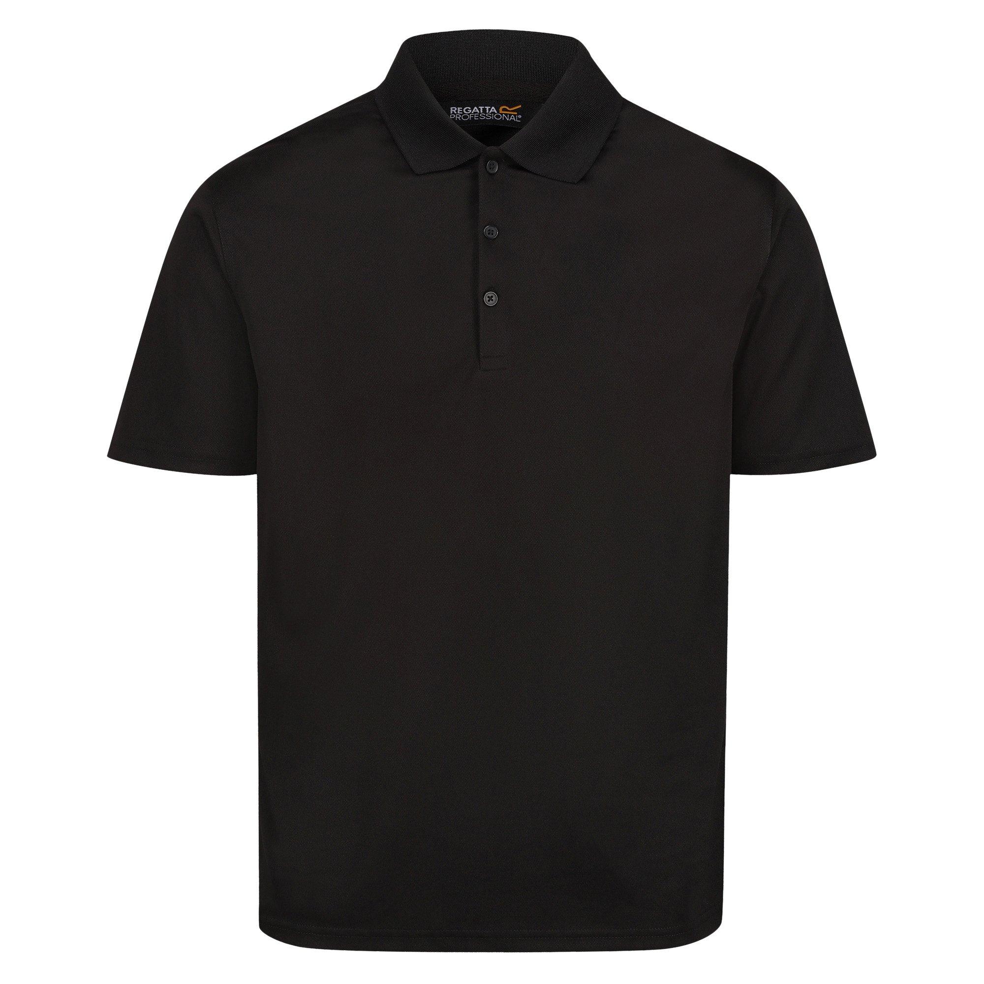 Black - Regatta - Men's Short Sleeve Polo Shirt - 1