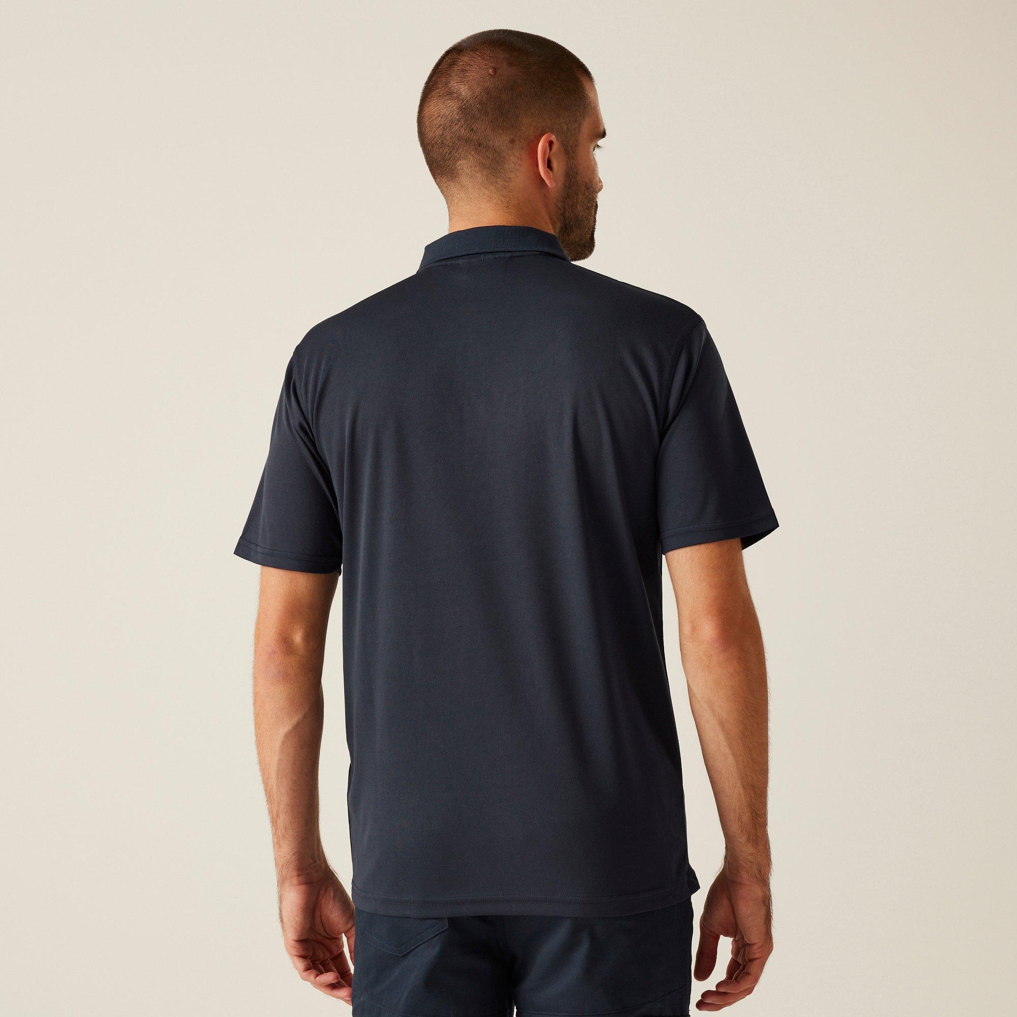 Navy - Regatta - Men's Short Sleeve Polo Shirt - 2