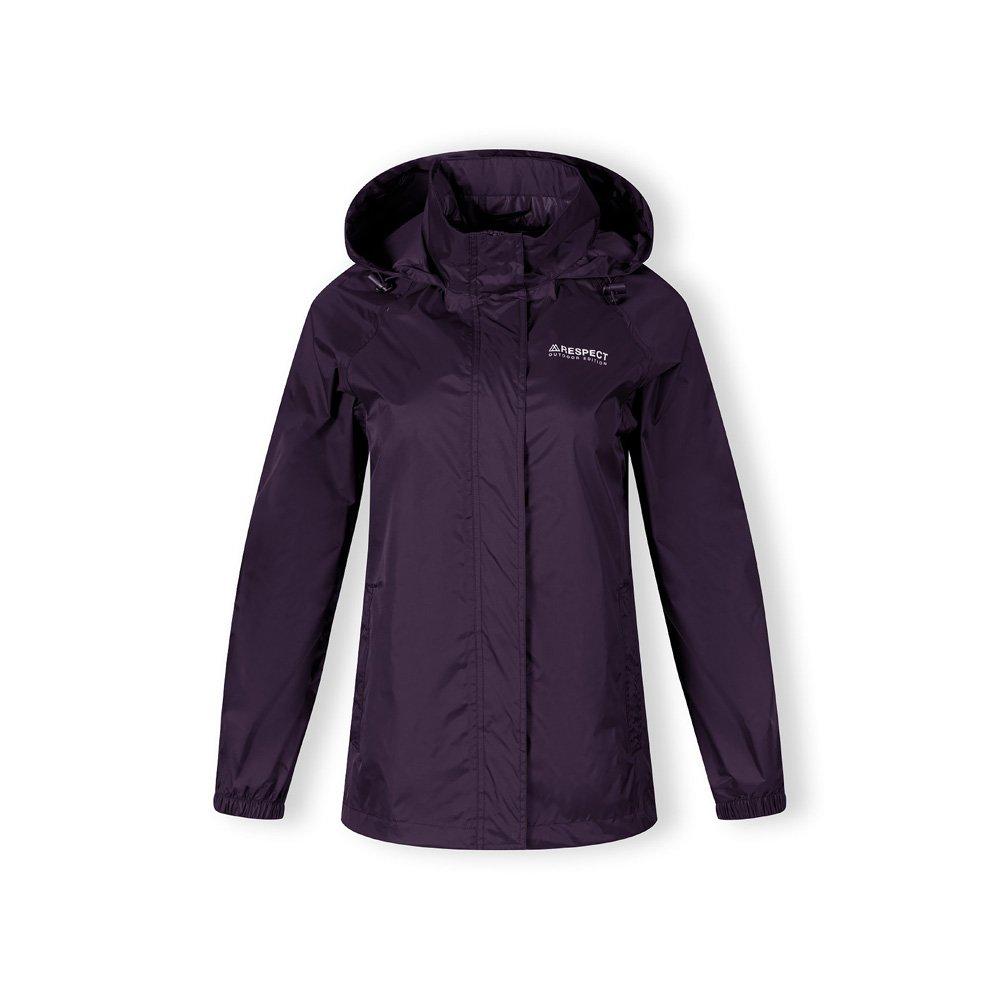 Lila - Minoti - Women packaway waterproof jacket purple 36-48 - 5