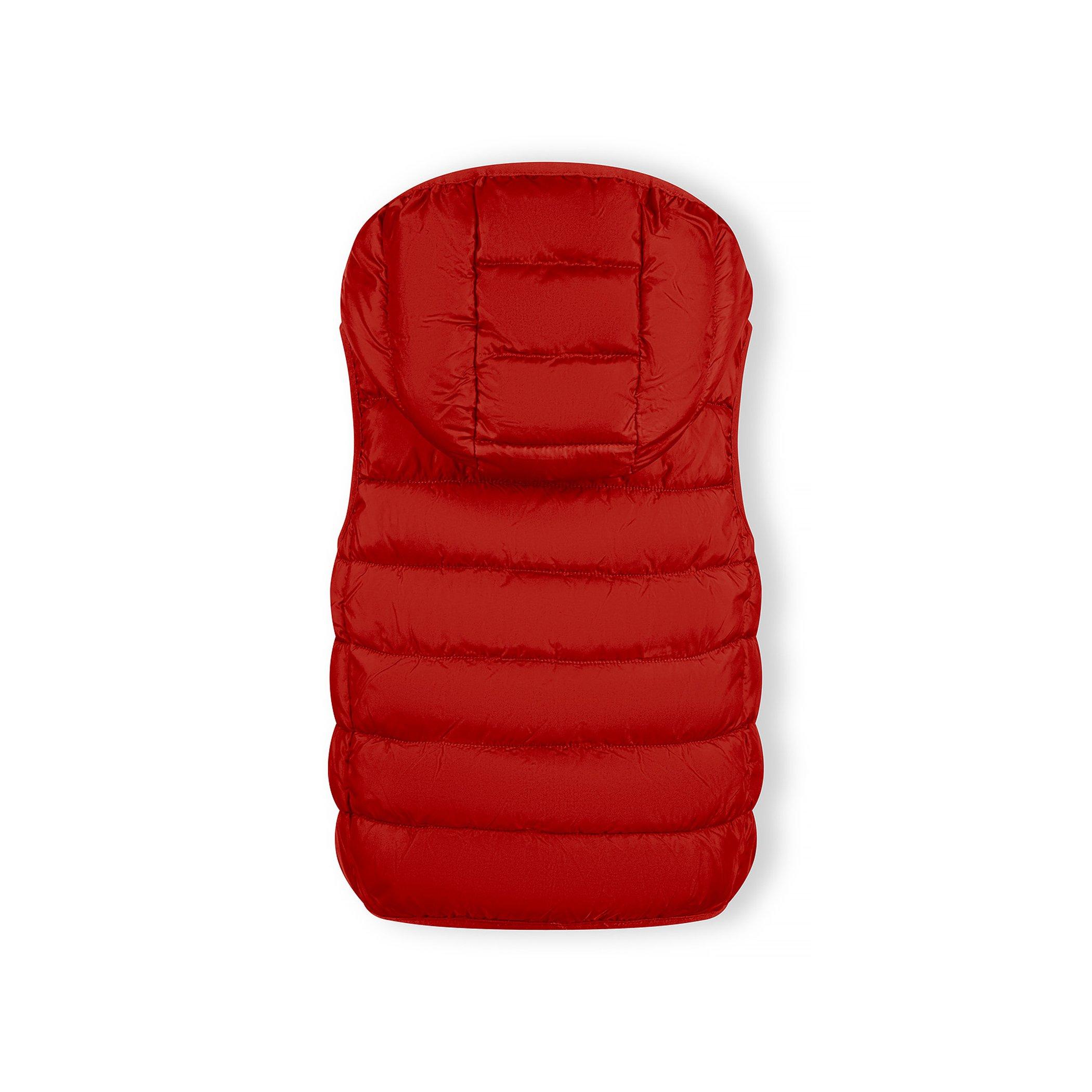 Rojo - Minoti - Boys padded gilet detachable hood red - 2