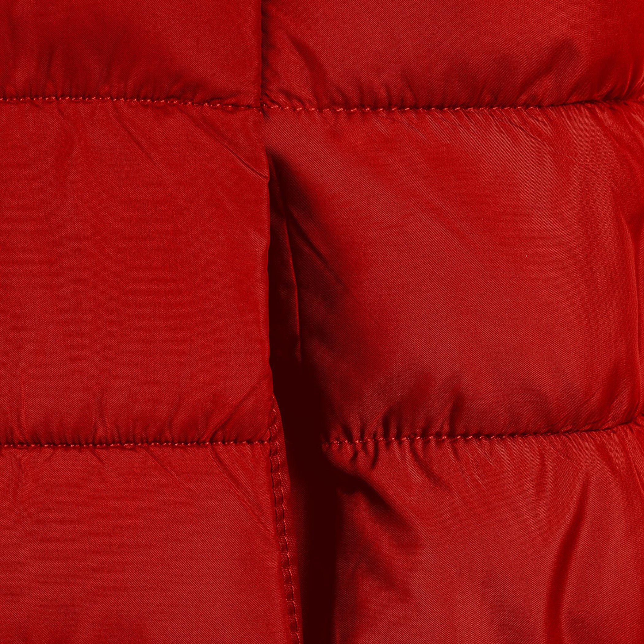 Rojo - Minoti - Boys padded gilet detachable hood red - 4