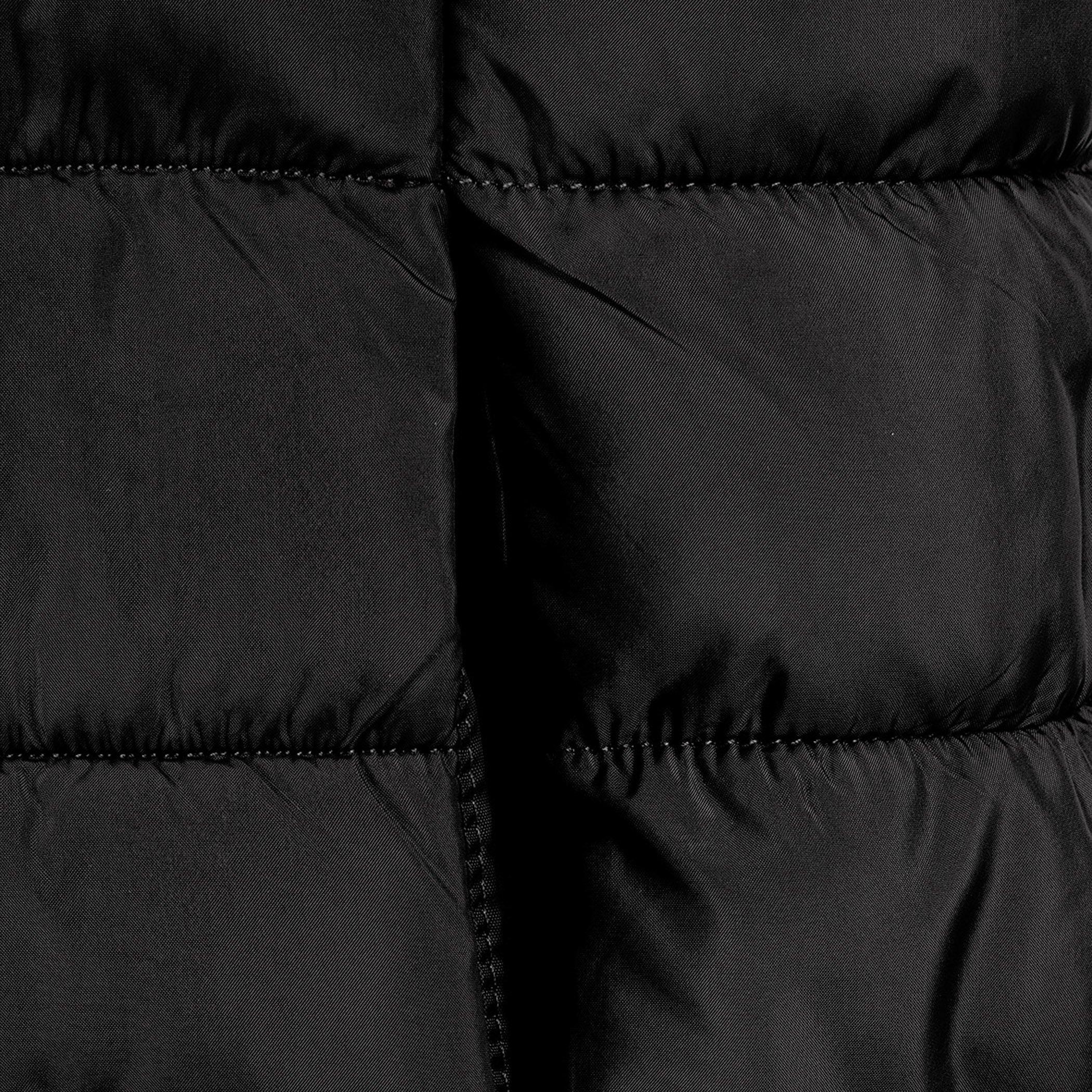 Zwart - Minoti - Boys padded gilet detachable hood black - 5