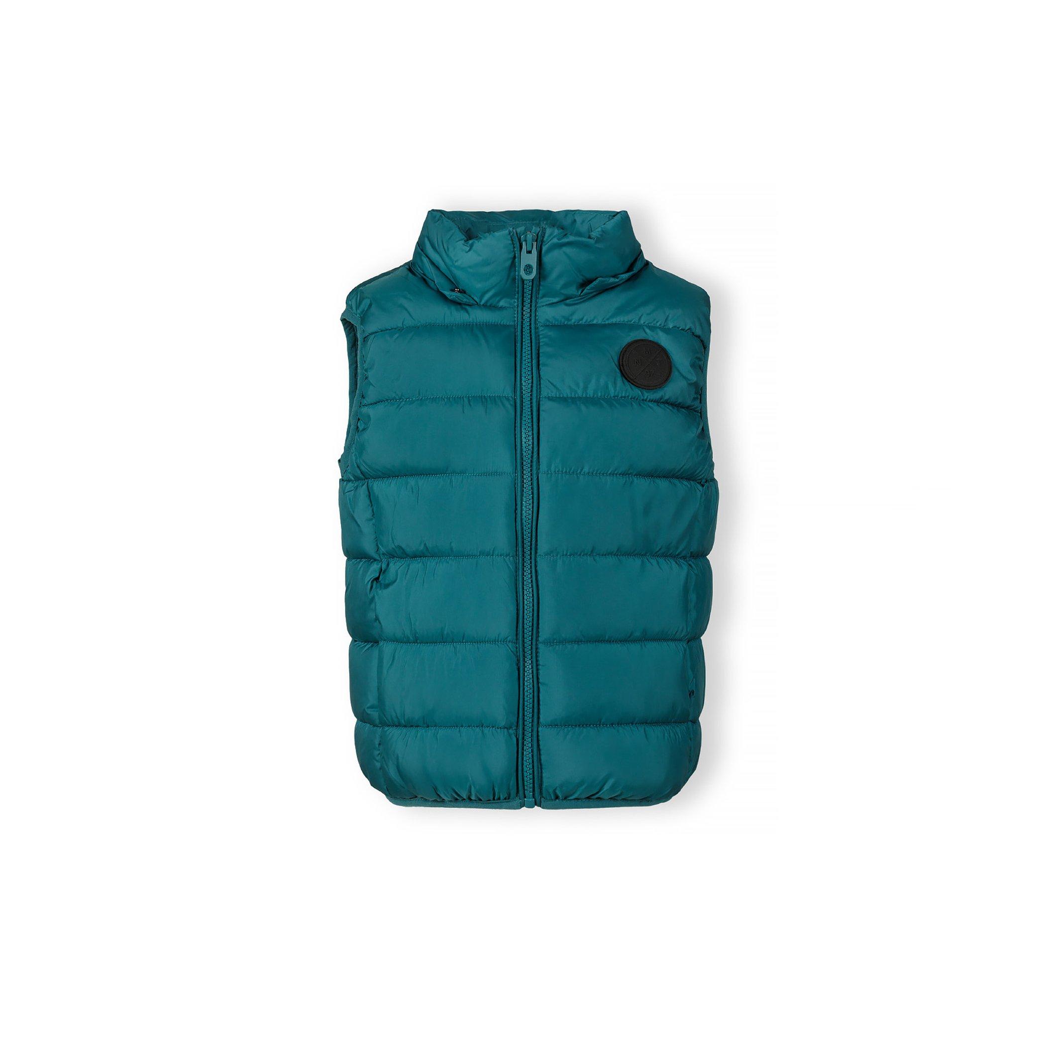 Verde azulado - Minoti - Boys padded gilet detachable hood turquoise - 6