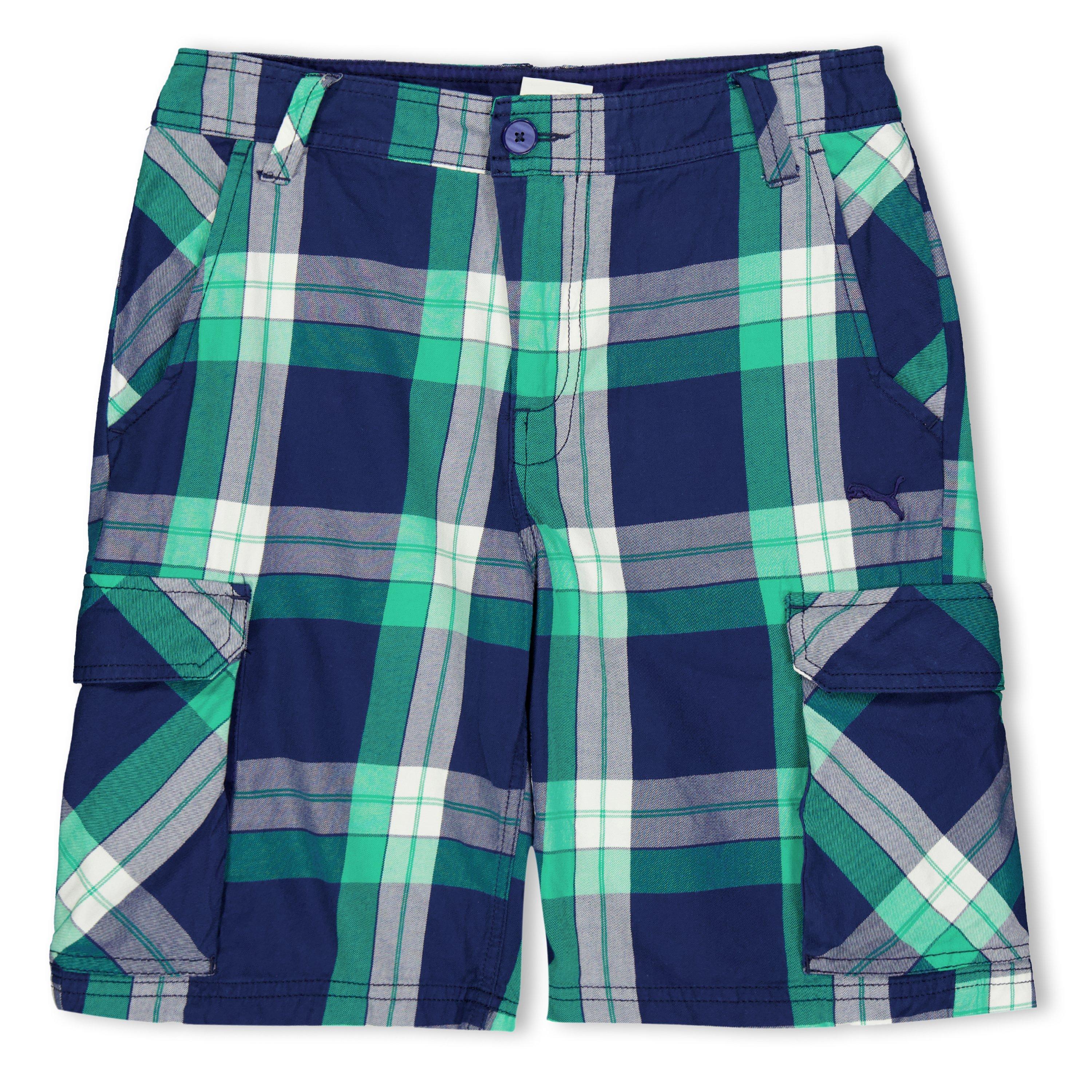 Puma Unisex Kids' Check Walking Shorts